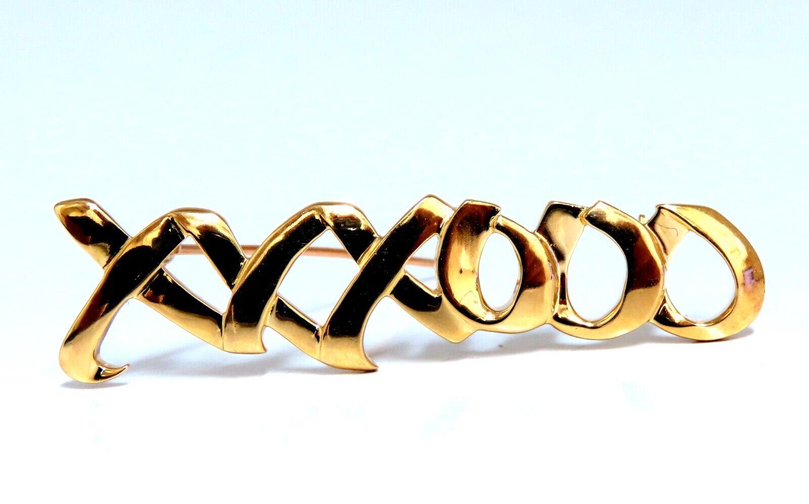 Authentique bracelet Tiffany Paloma Picasso XO PIN 18 carats Neuf - En vente à New York, NY