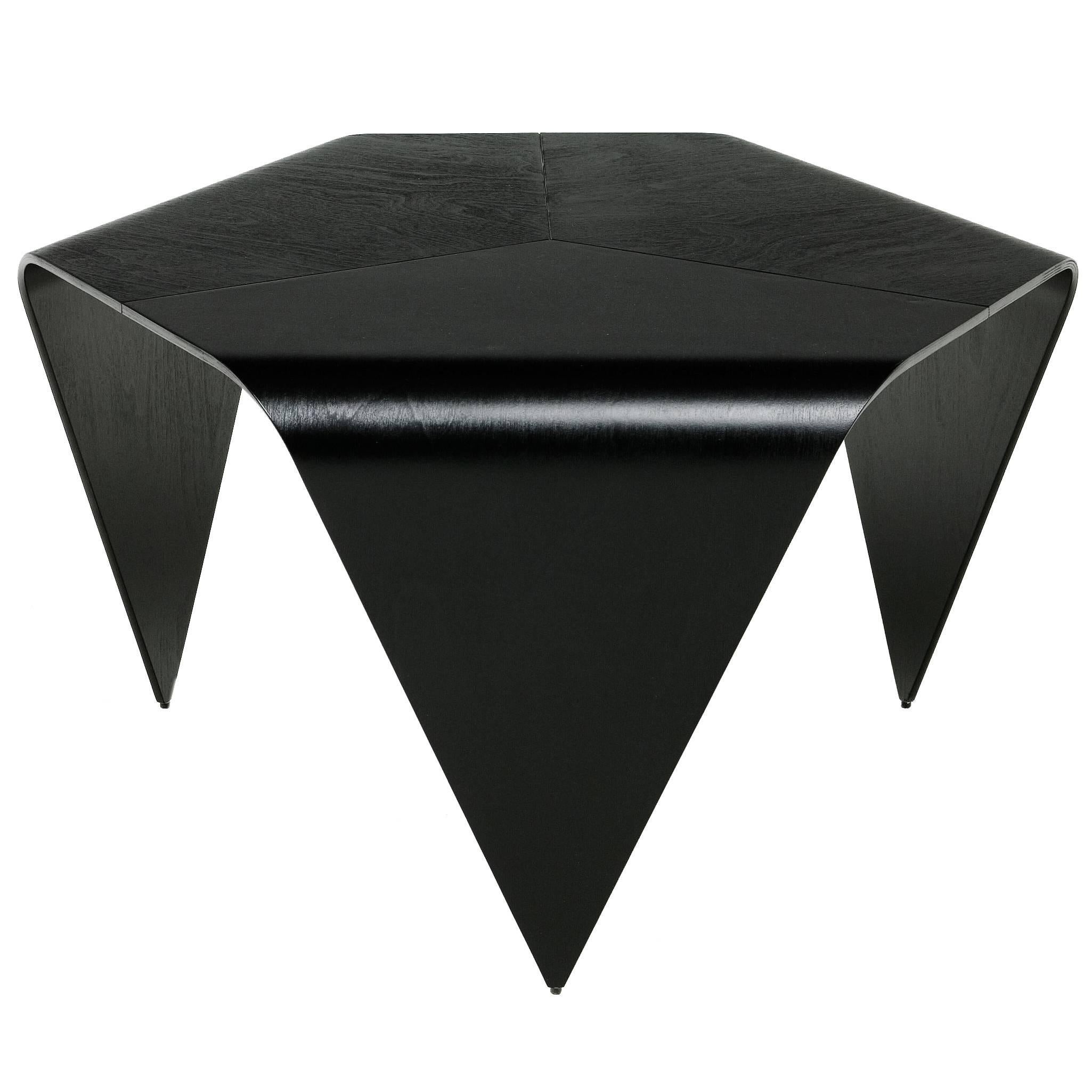 Authentic Trienna Table in Black Stain by Ilmari Tapiovaara & Artek For Sale