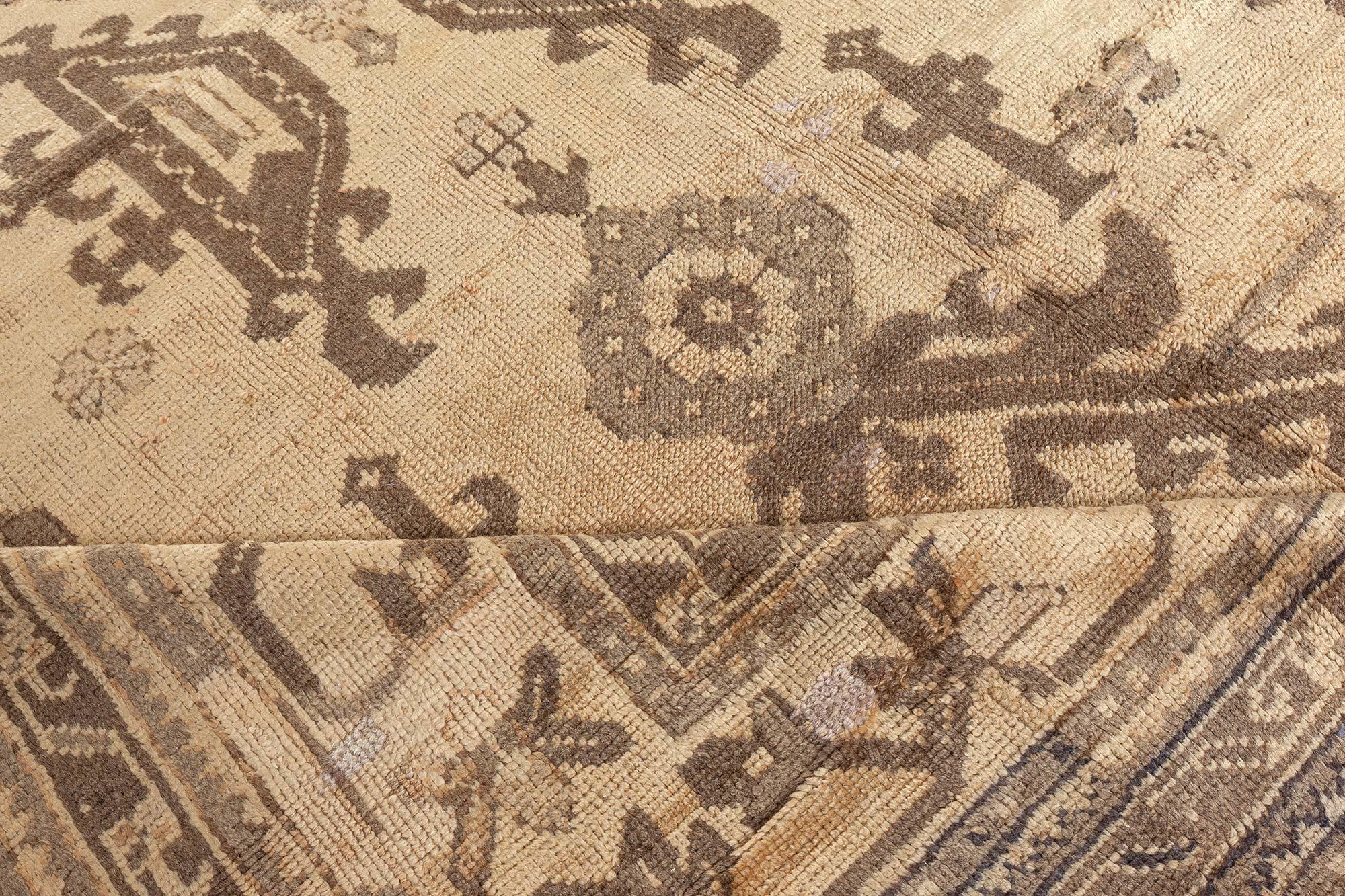 Antique Turkish Oushak Rug (size adjusted)
Size: 11'4