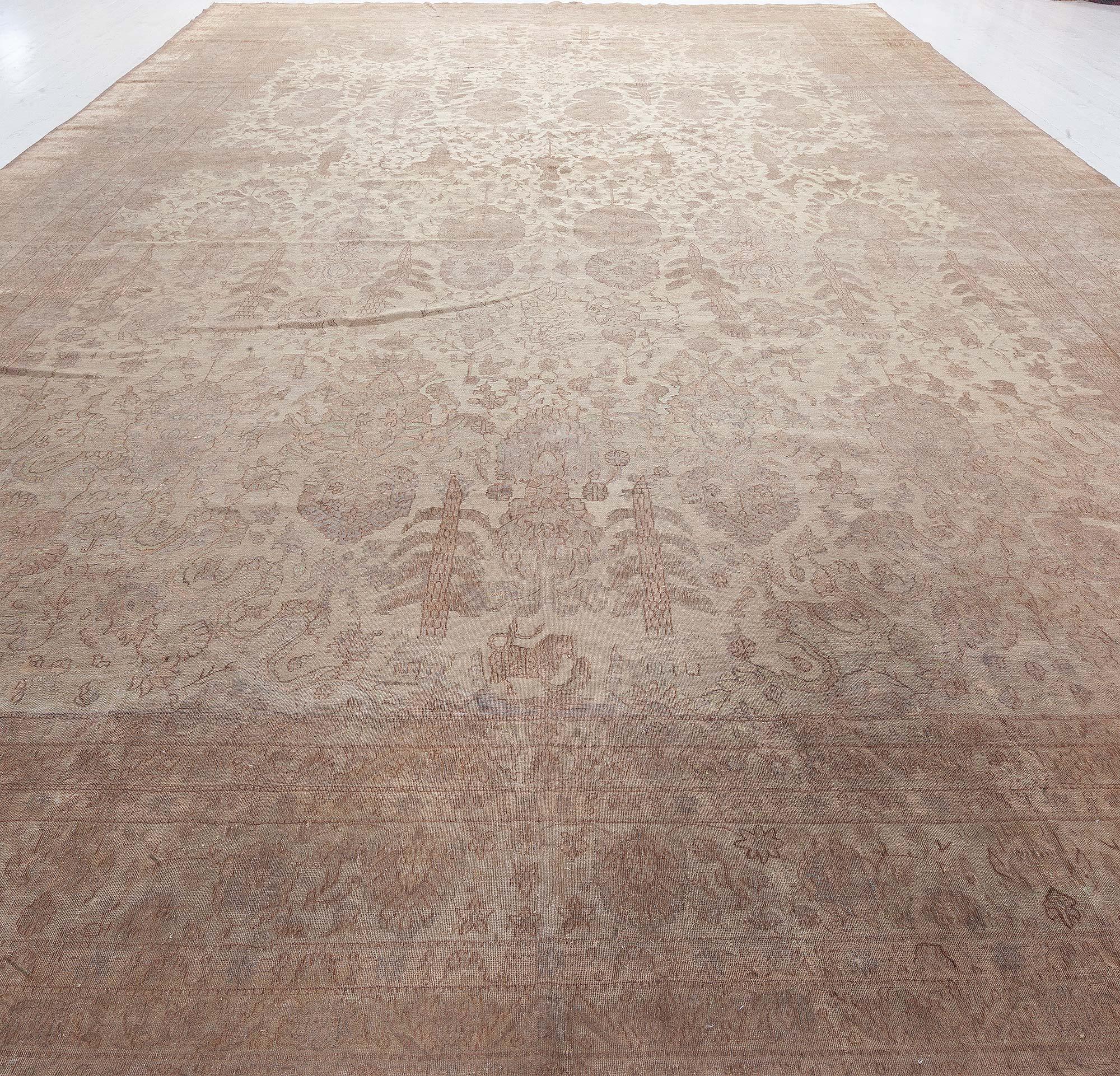 Hand-Knotted Doris Leslie Blau Antique Turkish Sivas Rug For Sale