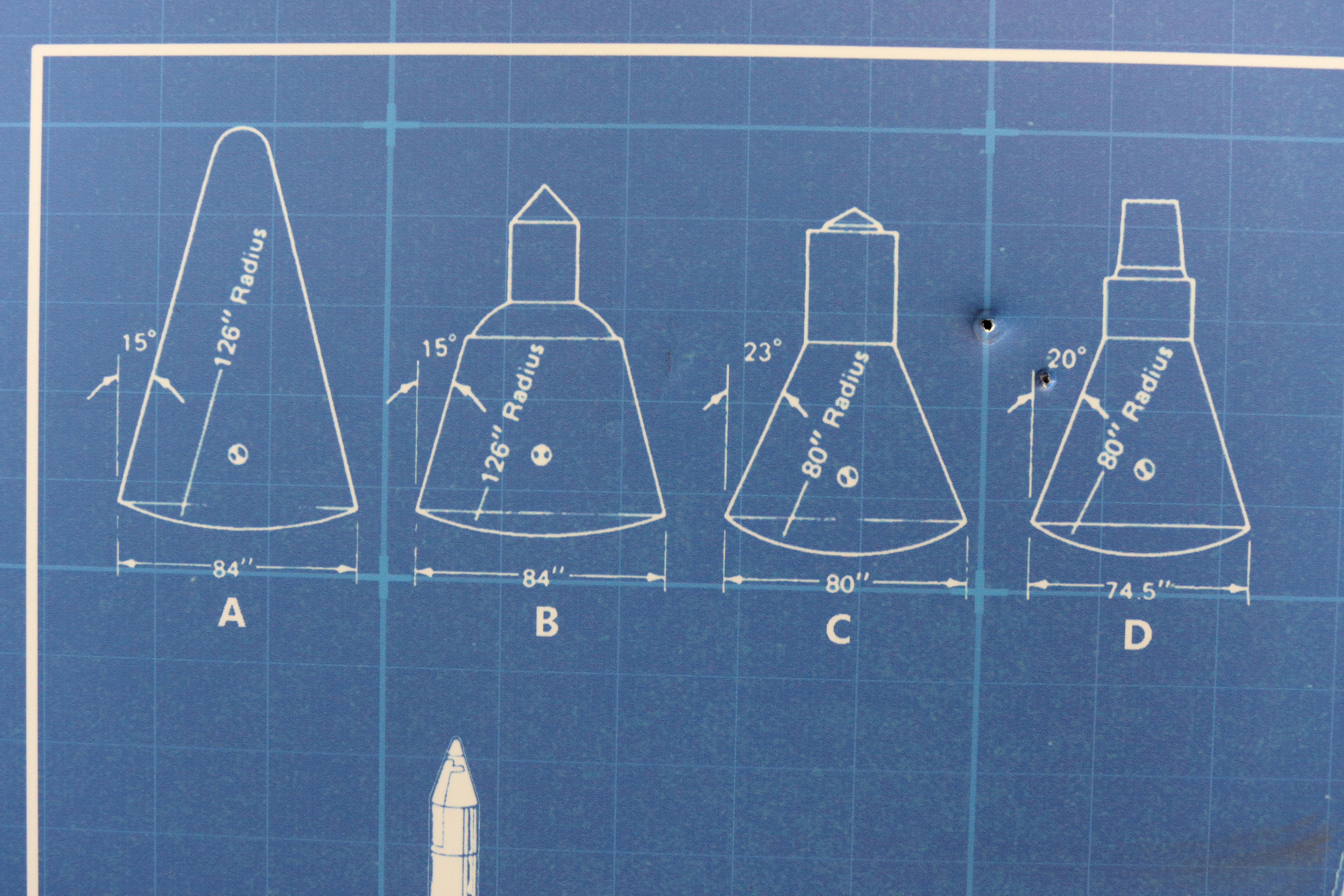 Authentic Universal Studios Space Age Parade Float Blueprint For Sale 1