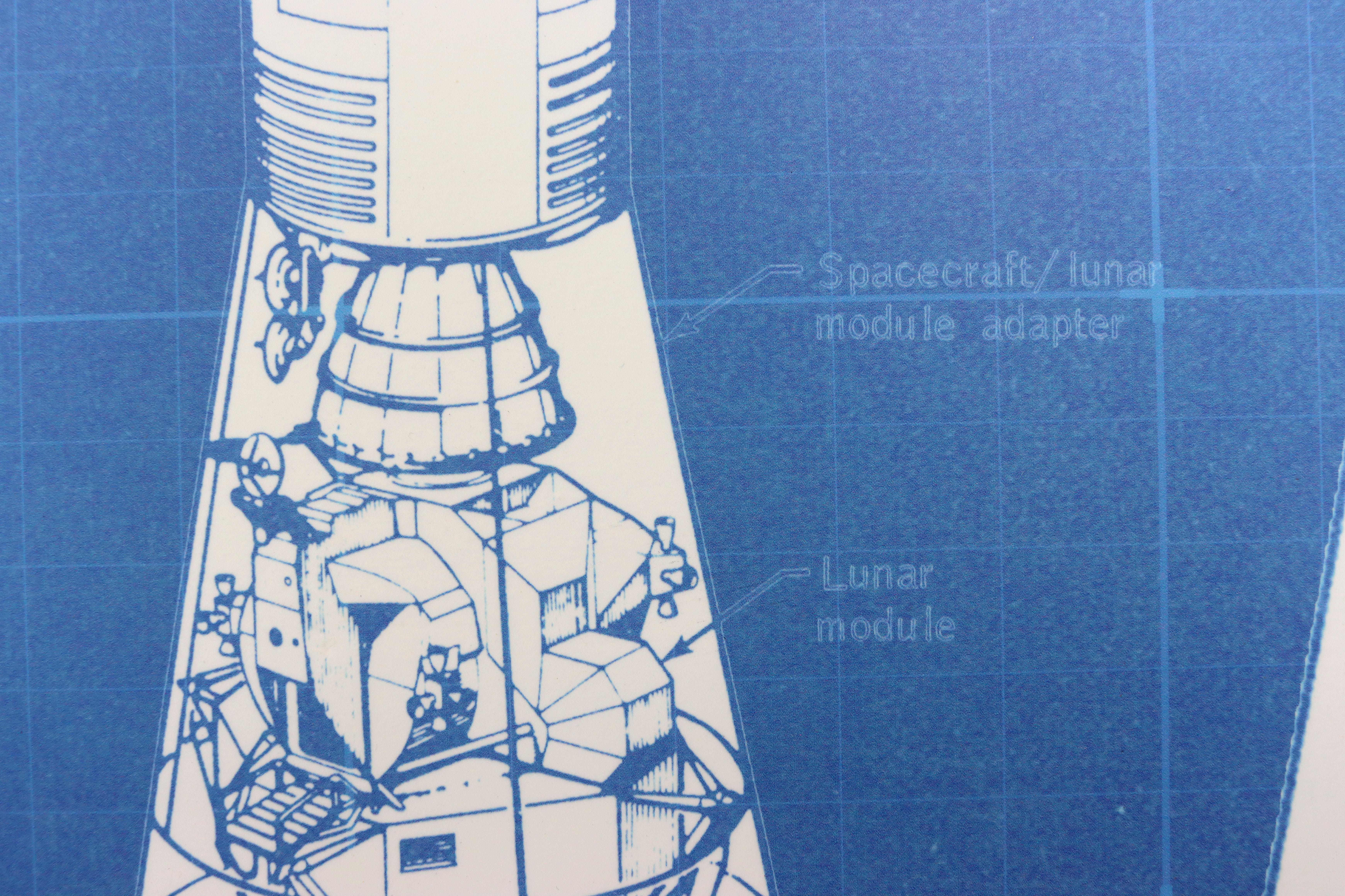 Authentic Universal Studios Space Age Parade Float Blueprint For Sale 3