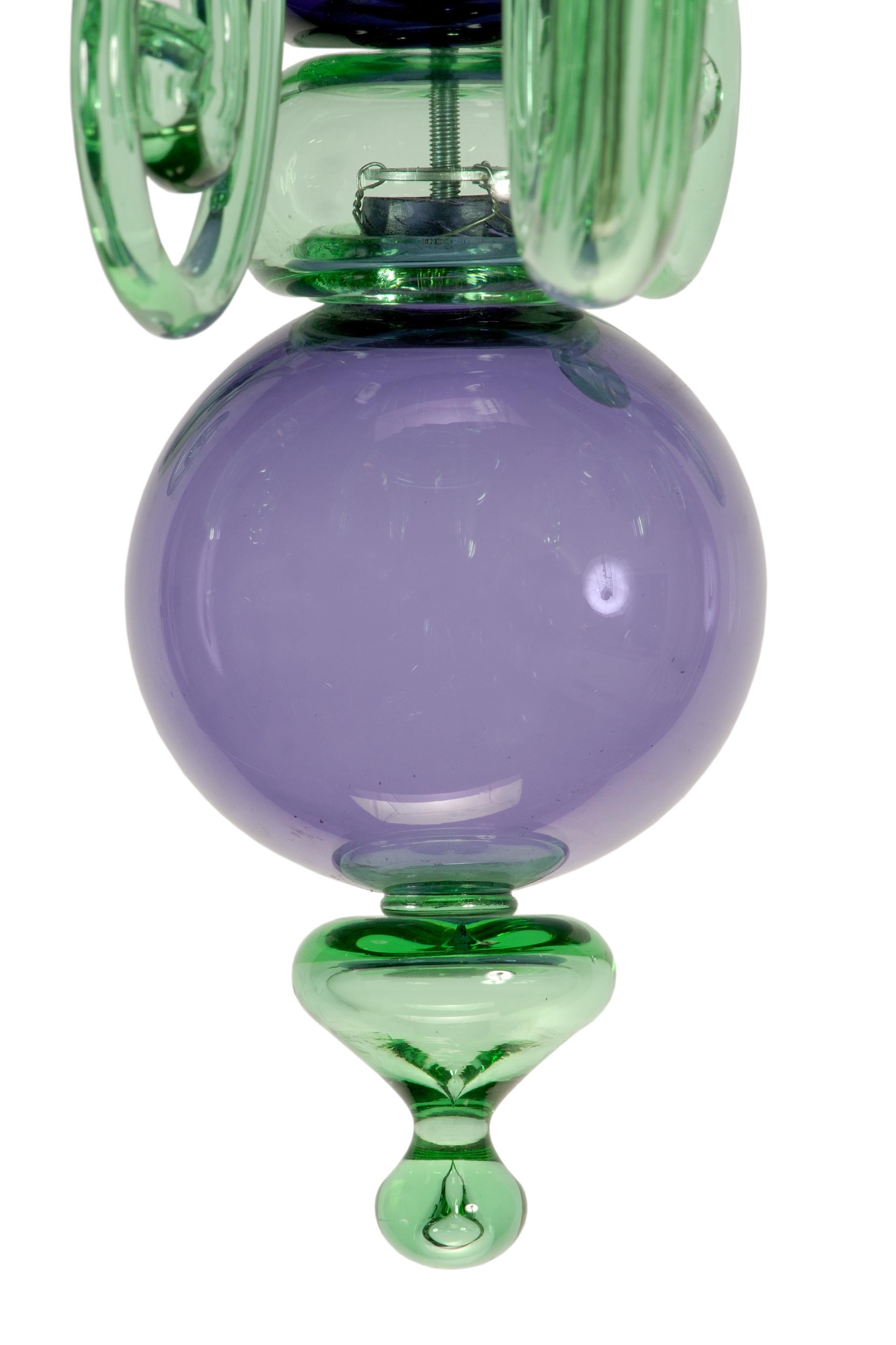 Moderne Authentique lustre vénitien Classic fait à la main en verre de Murano en vente