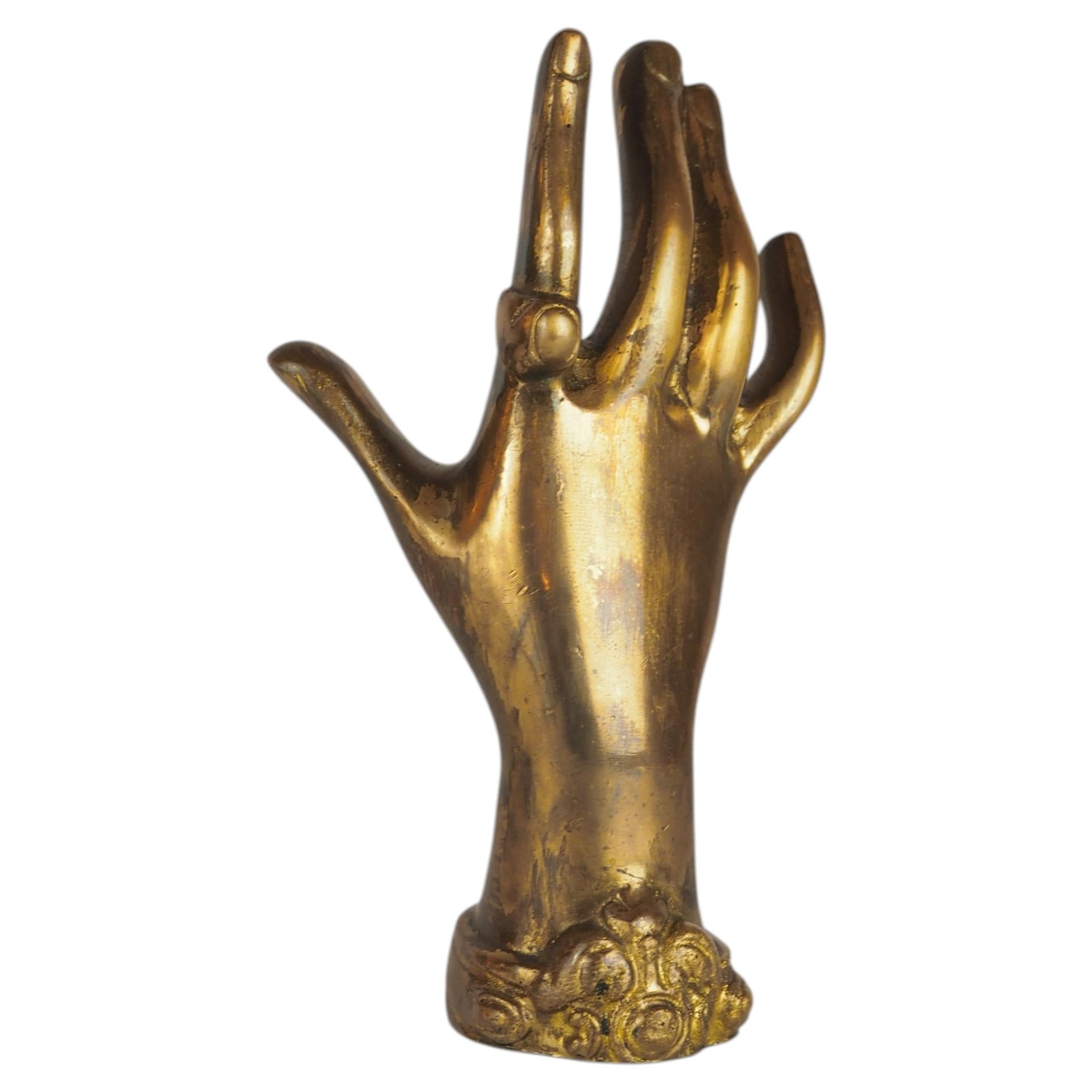 Autentico fermacarte a mano d'epoca di Carl Auböck III "Zumbusch