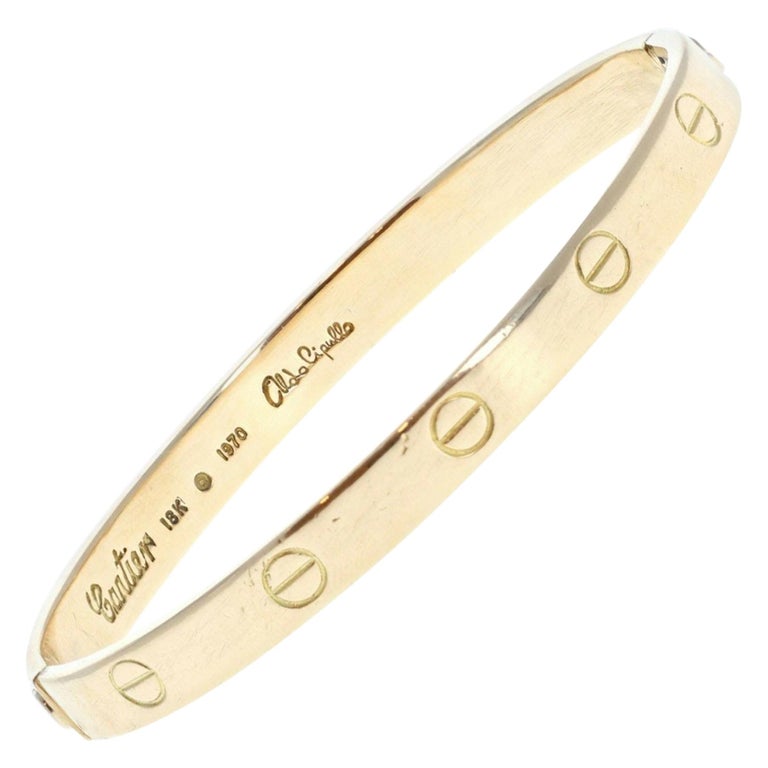 Aldo cipullo love bracelet 1970 clearance