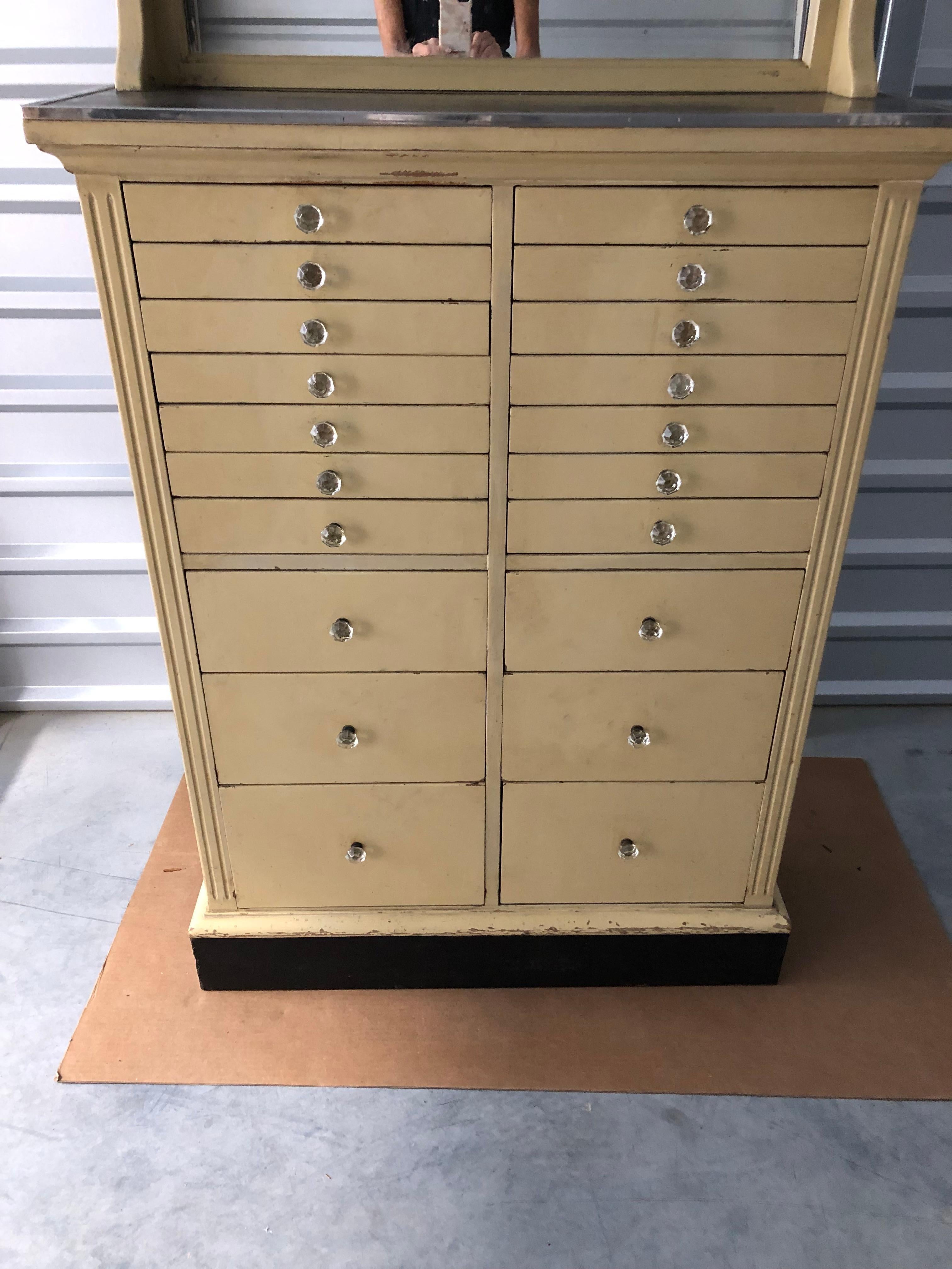 antique dental cabinet