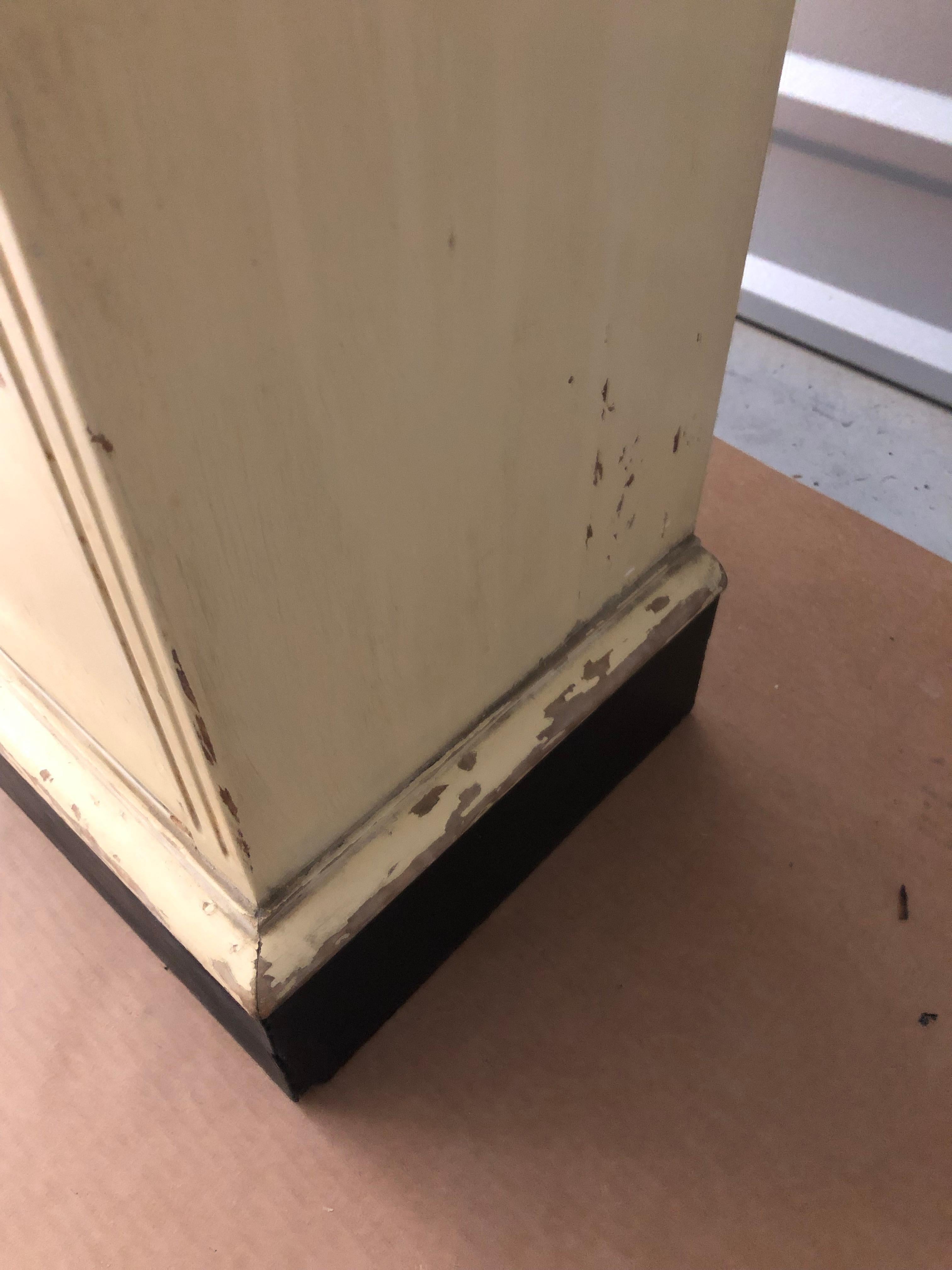 Authentic Vintage Dental Cabinet with Multiiple Drawers In Good Condition In Hopewell, NJ