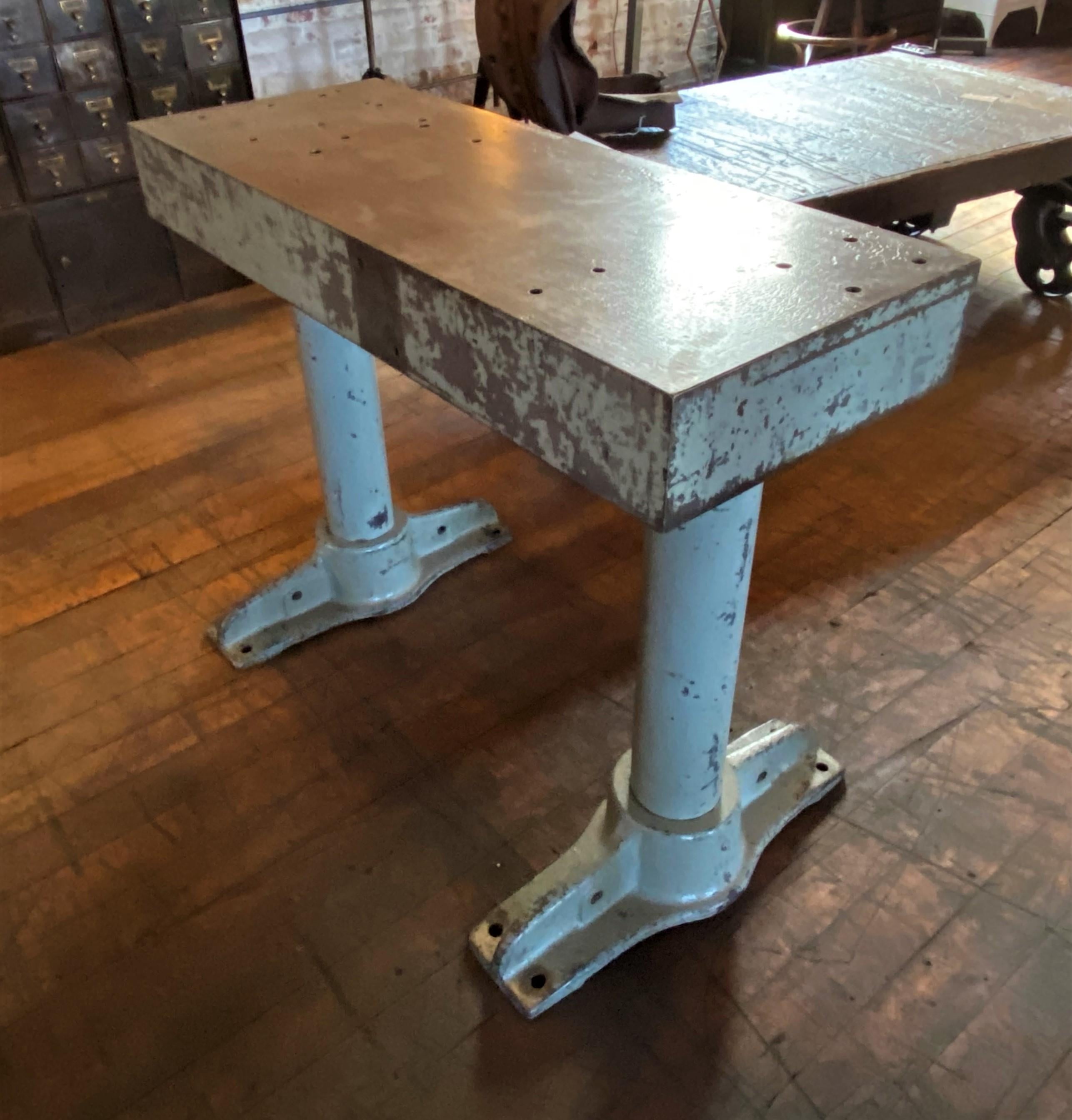 cast iron work table