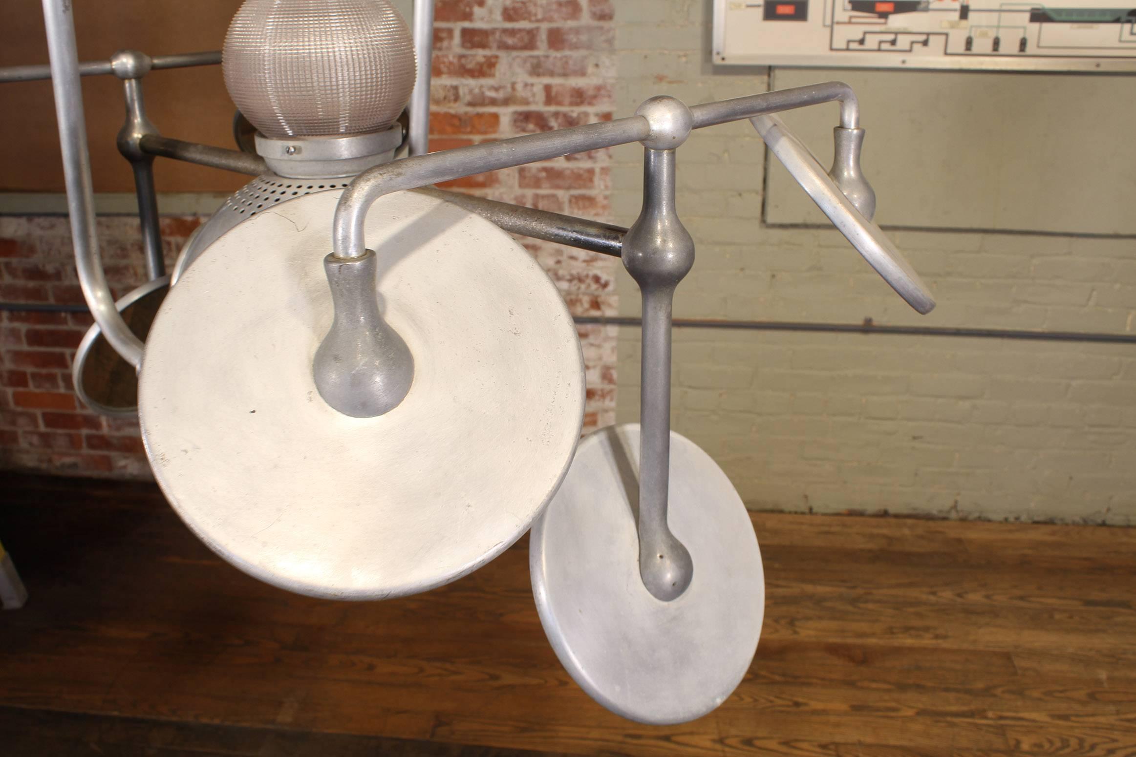Authentic Vintage Industrial Operay Multibeam Operating Light 4