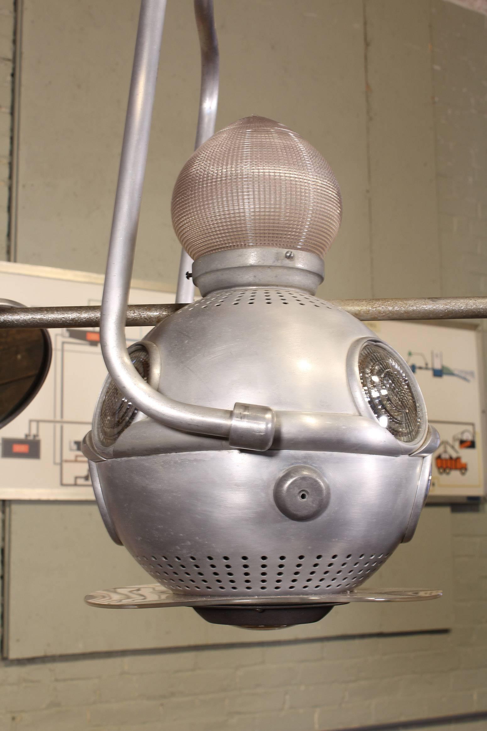 Authentic Vintage Industrial Operay Multibeam Operating Light 7