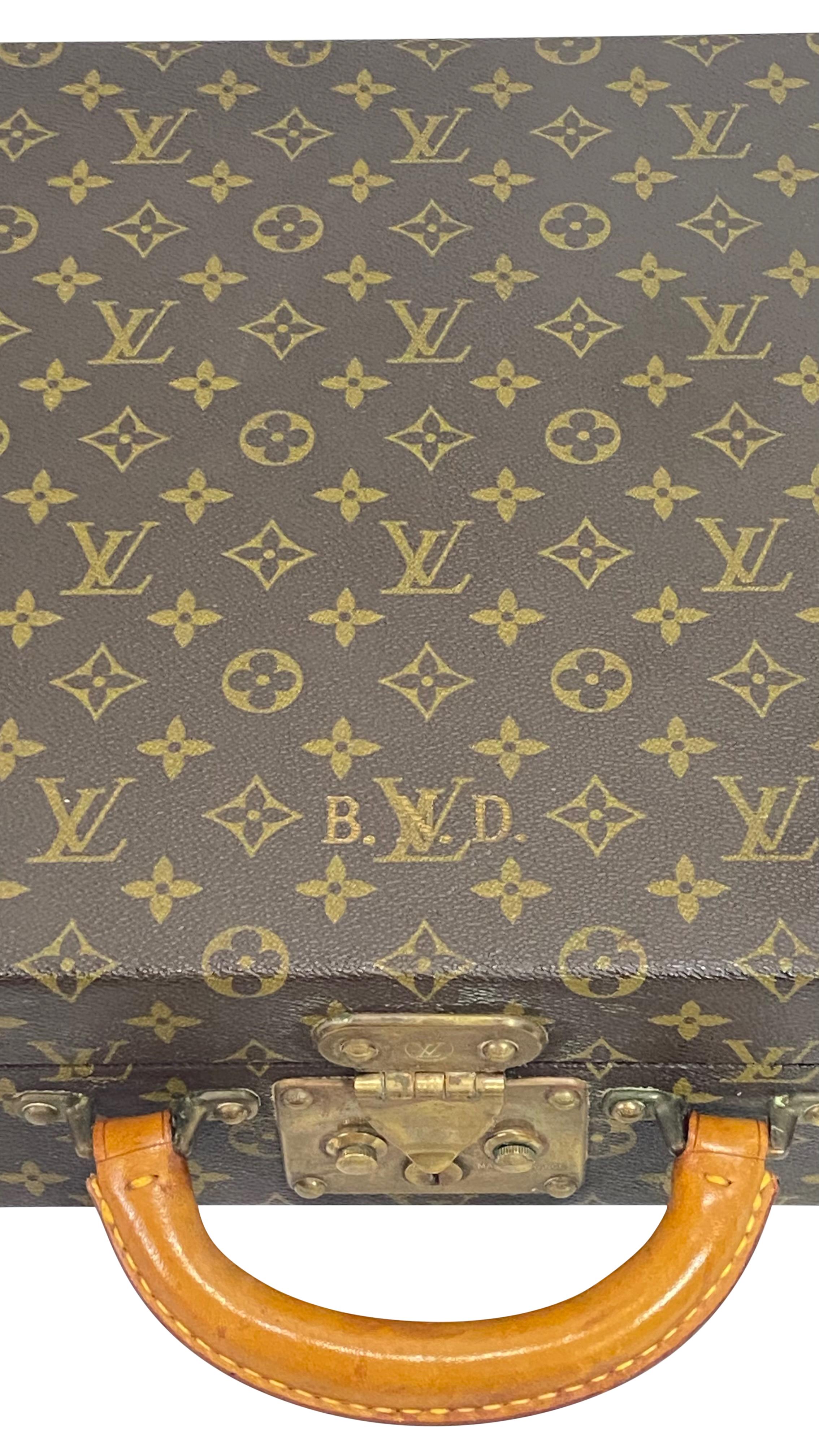 Authentischer Vintage Louis Vuitton-Koffer Valise im Angebot 5