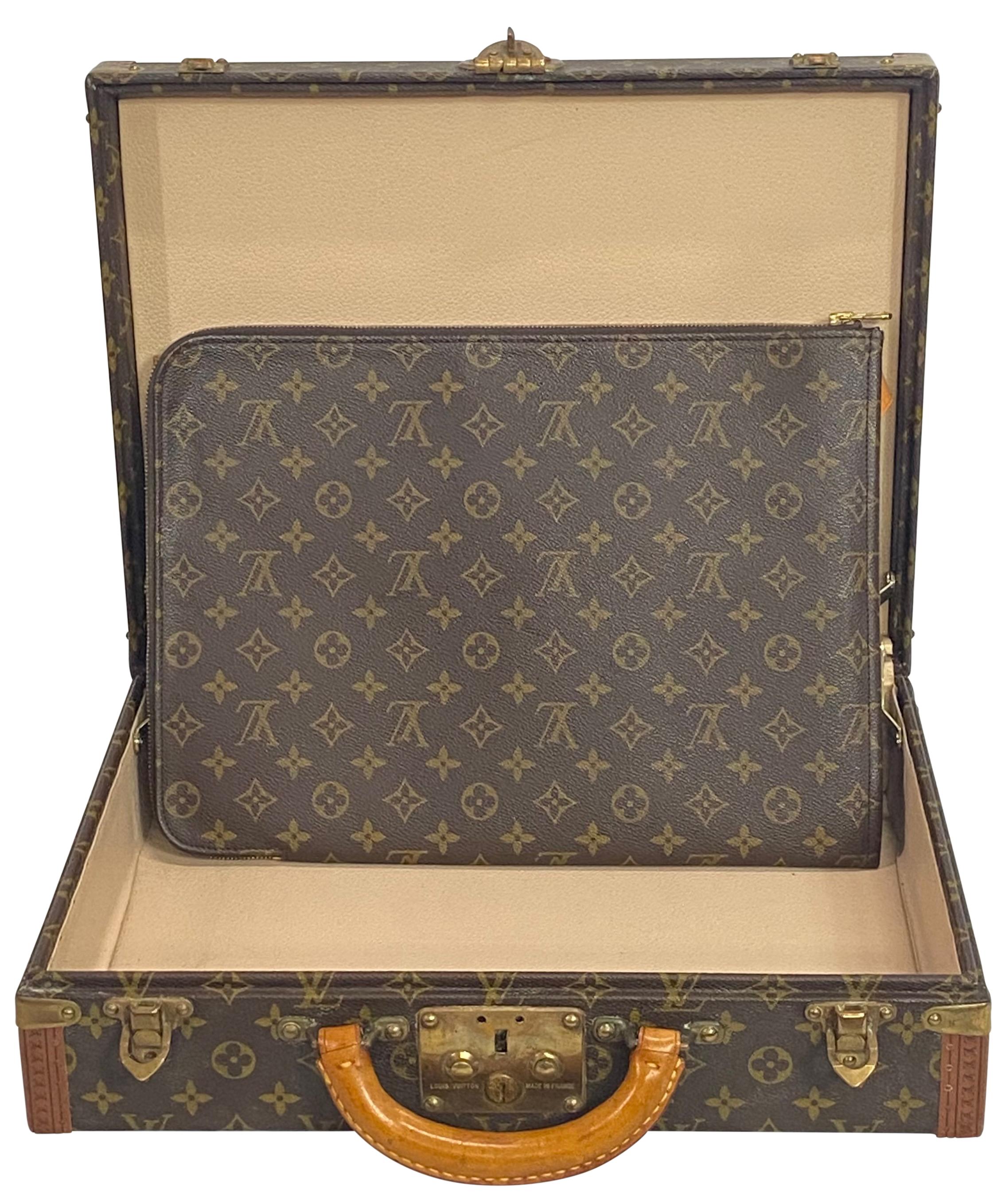 Authentischer Vintage Louis Vuitton-Koffer Valise im Angebot 6