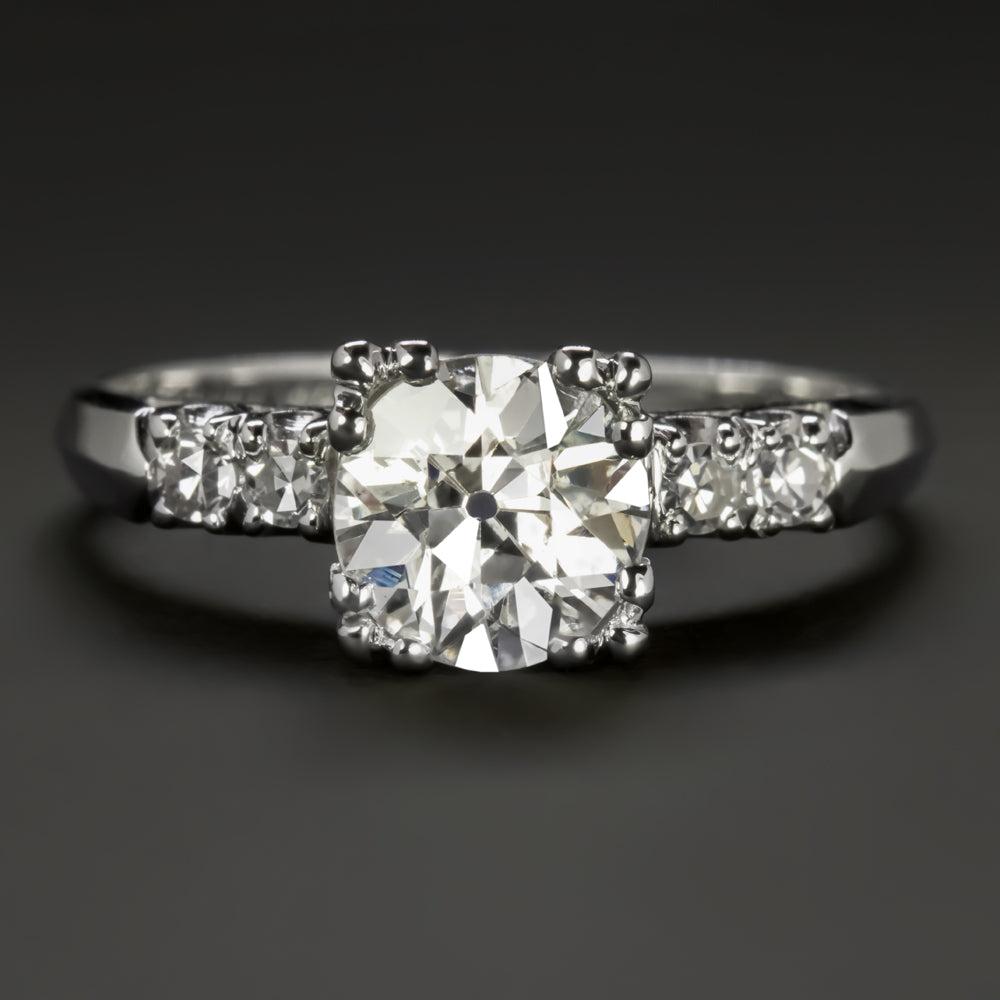 This captivating vintage engagement ring whispers tales of timeless romance, boasting a resplendent 1.08-carat old European cut diamond ensconced in a setting that seamlessly marries classic allure with vintage charm.
Key Features:
Vintage Elegance: