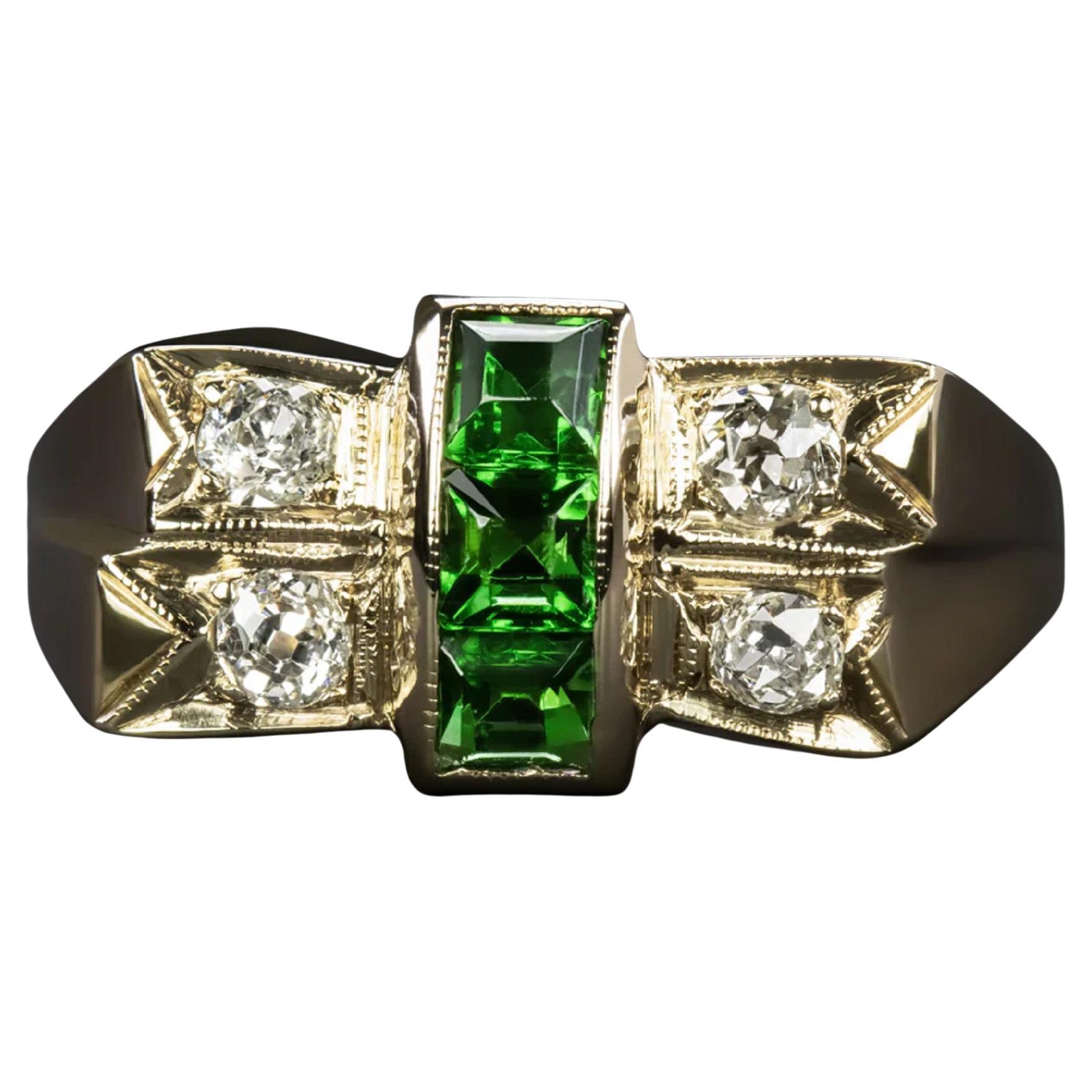 Authentic Vintage Old European Cut Diamond Ring
