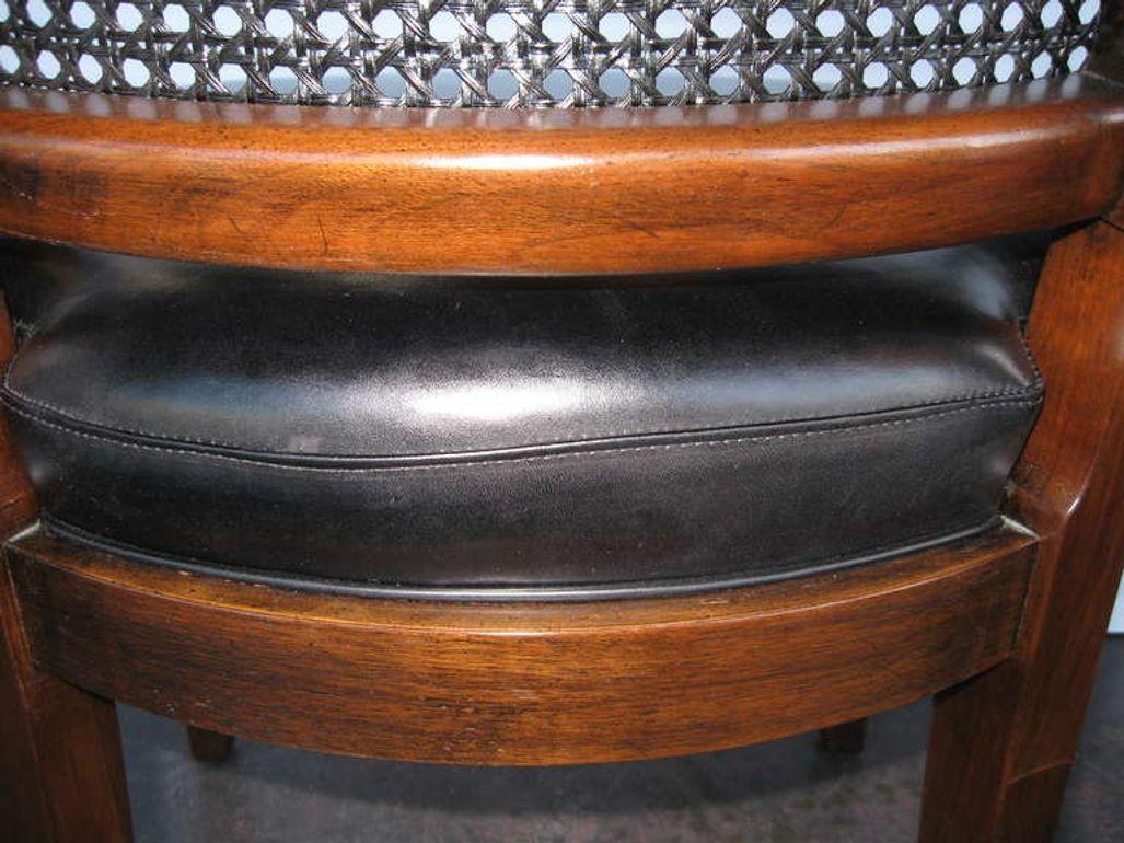 Authentic Vintage Set of 8 John Stuart Cane Chairs 1