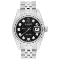 Rolex Lady-Datejust Authentic Womens 26 Black Jubilee Dial Complete 2018