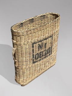 Authentic WWII Wicker Artillery Shell Basket