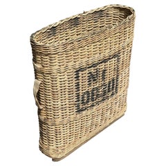 Authentic WWII Wicker Artillery Shell Basket