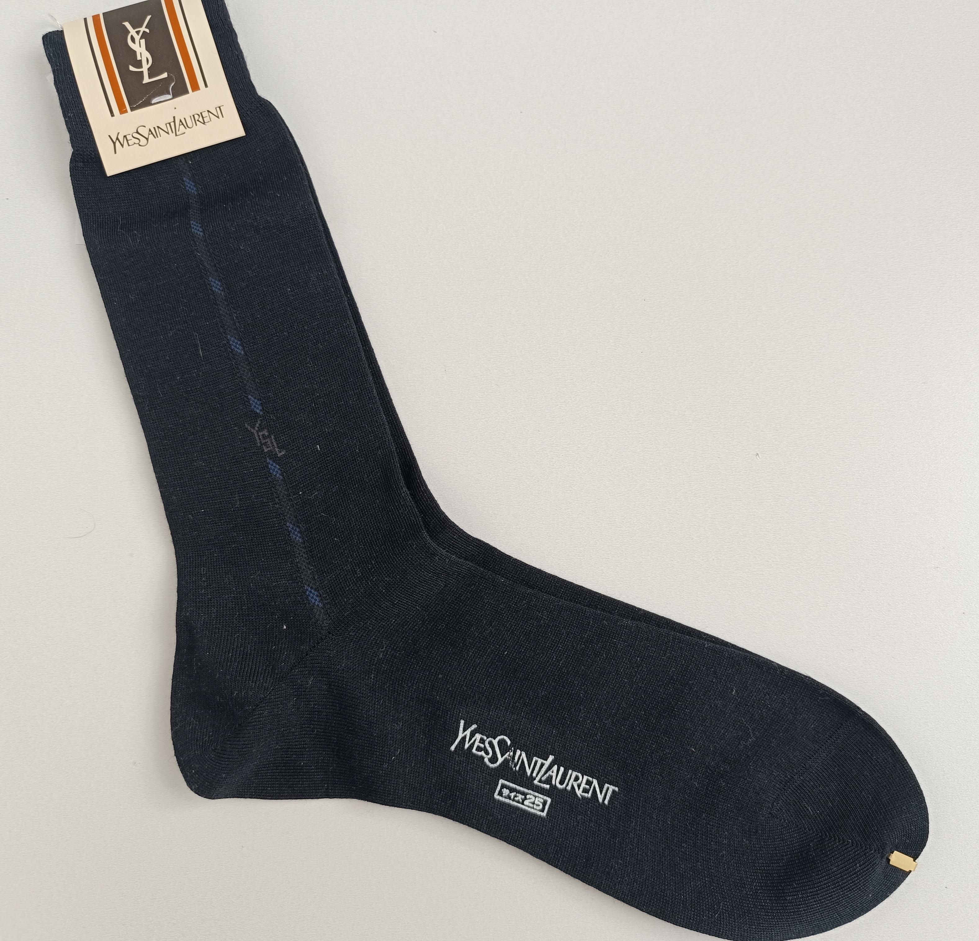 Authentische Yves Saint Laurent Vintage Herren Socken im Angebot 6