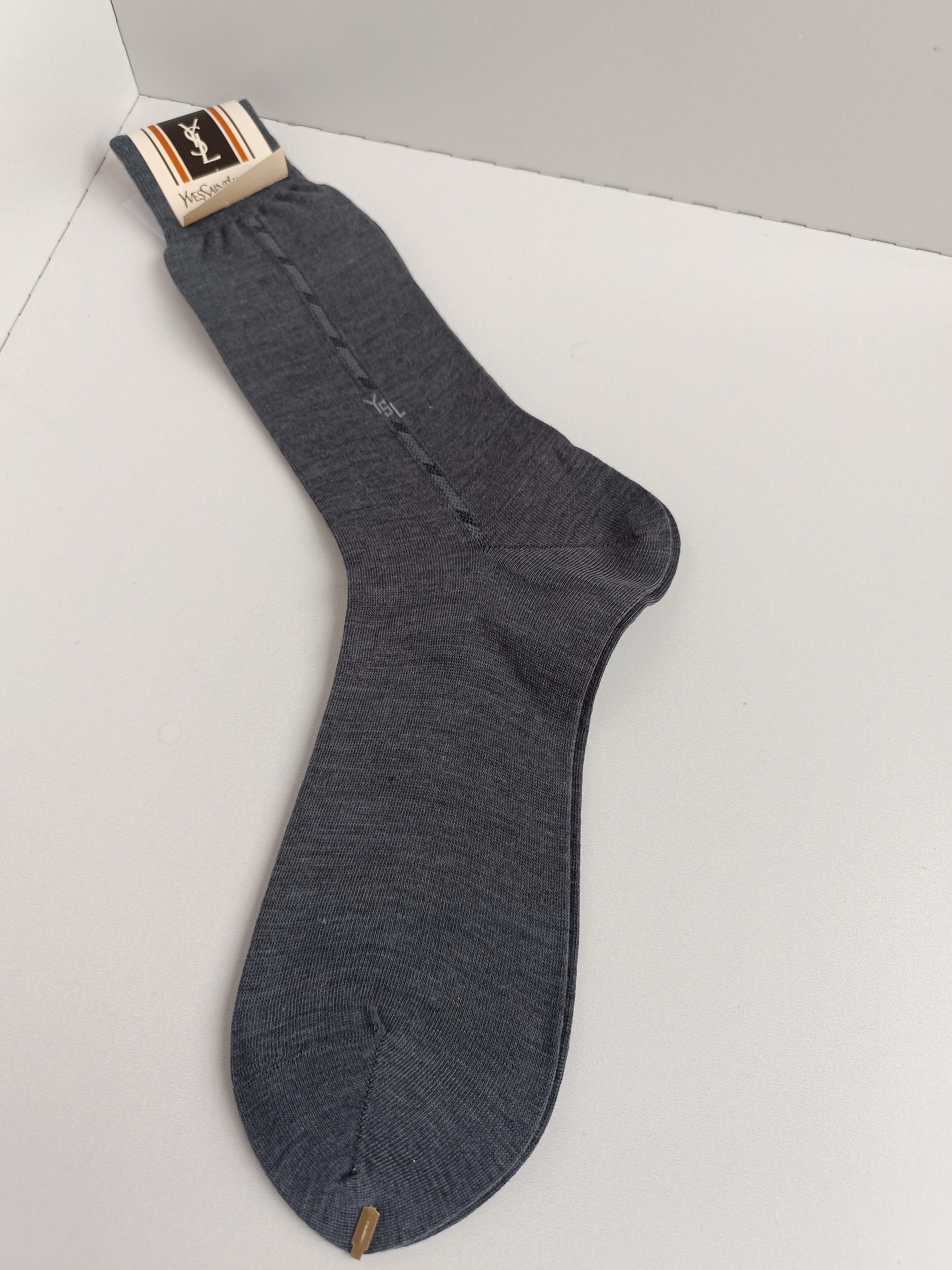 Authentique Yves Saint Laurent Vintage Chaussettes Hommes YSL en vente 6
