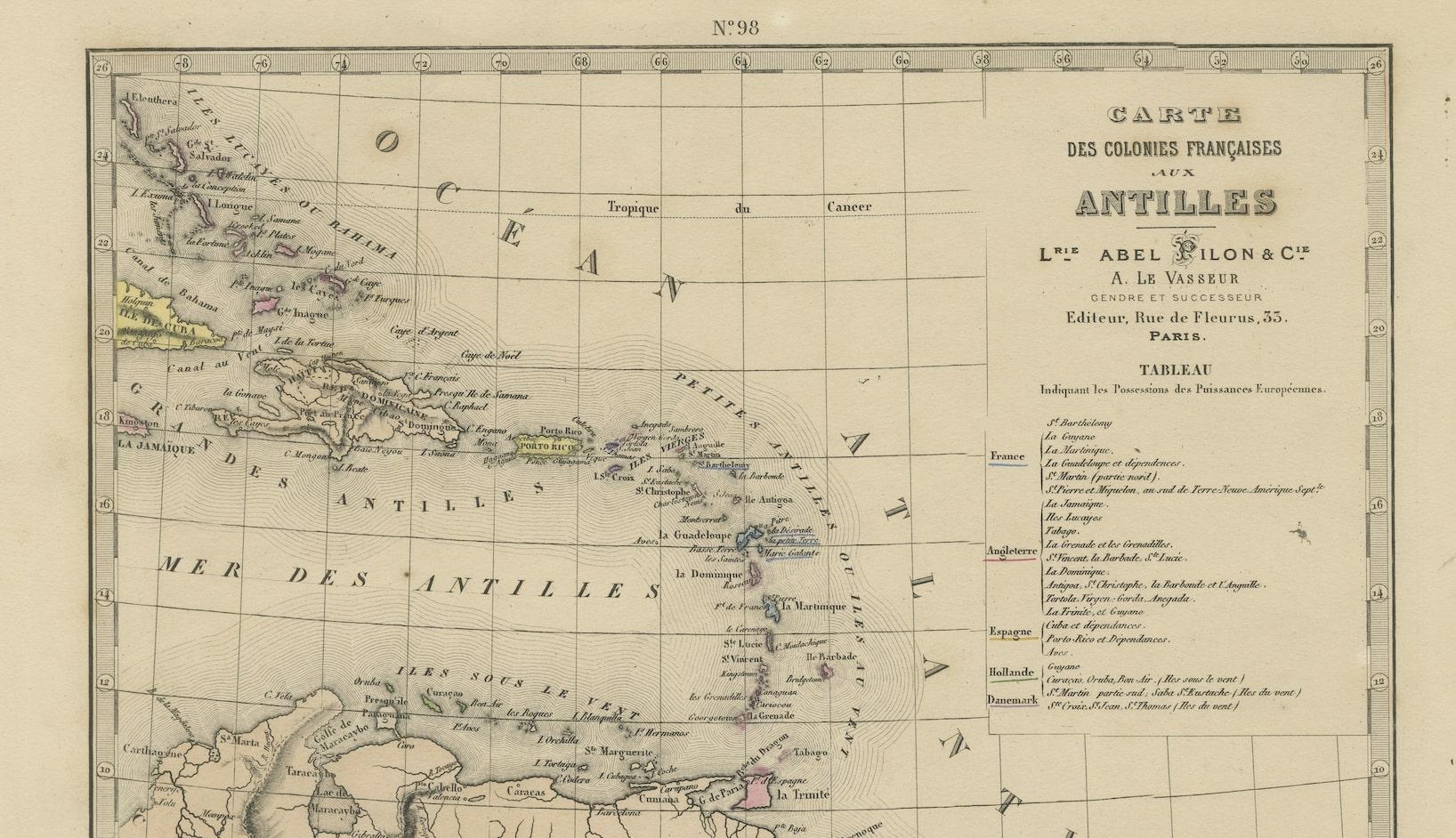 french colonies in caribbean