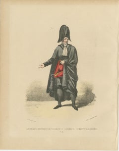 Authority in Tradition: Litho of the Dean of Cardinals’ Servants, 1862