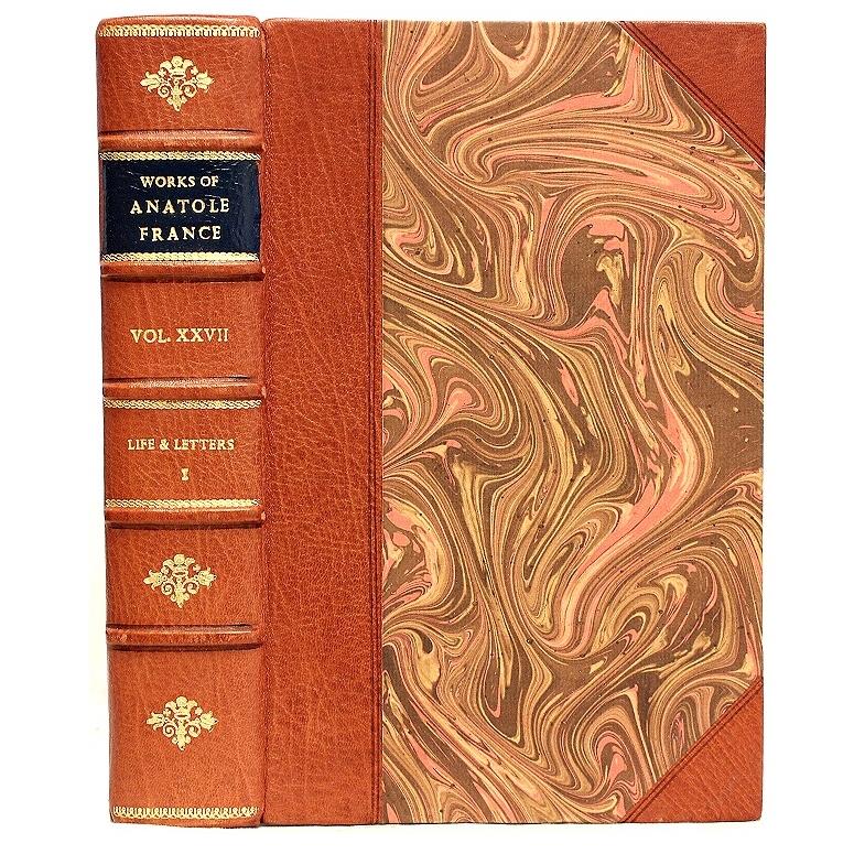 Autograph Edition of the Works of Anatole France, in a Fine Leather Binding! For Sale 2