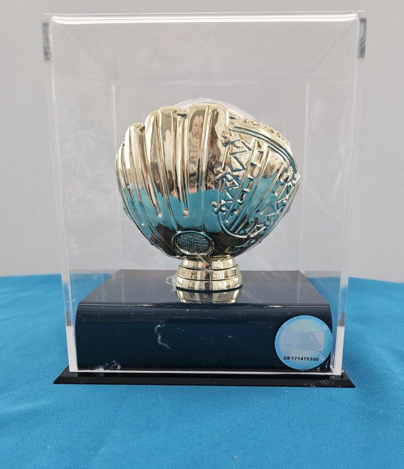 Baseball autografato di Barry Bonds (SF Giants) nella sua custodia originale e nel suo involucro, con COA in vendita 1