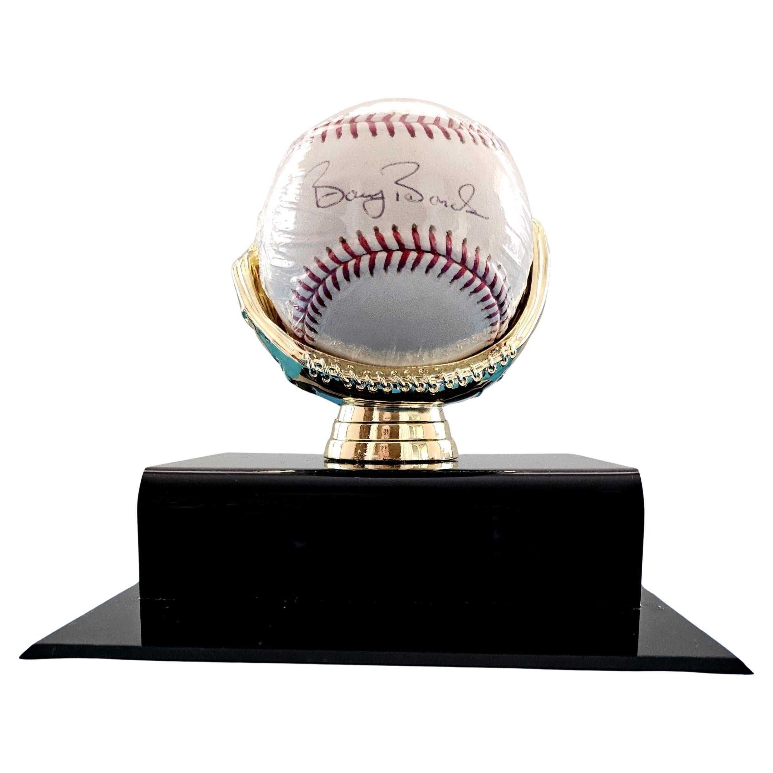 Baseball autografato di Barry Bonds (SF Giants) nella sua custodia originale e nel suo involucro, con COA in vendita