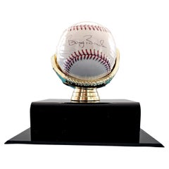 Baseball autografato di Barry Bonds (SF Giants) nella sua custodia originale e nel suo involucro, con COA