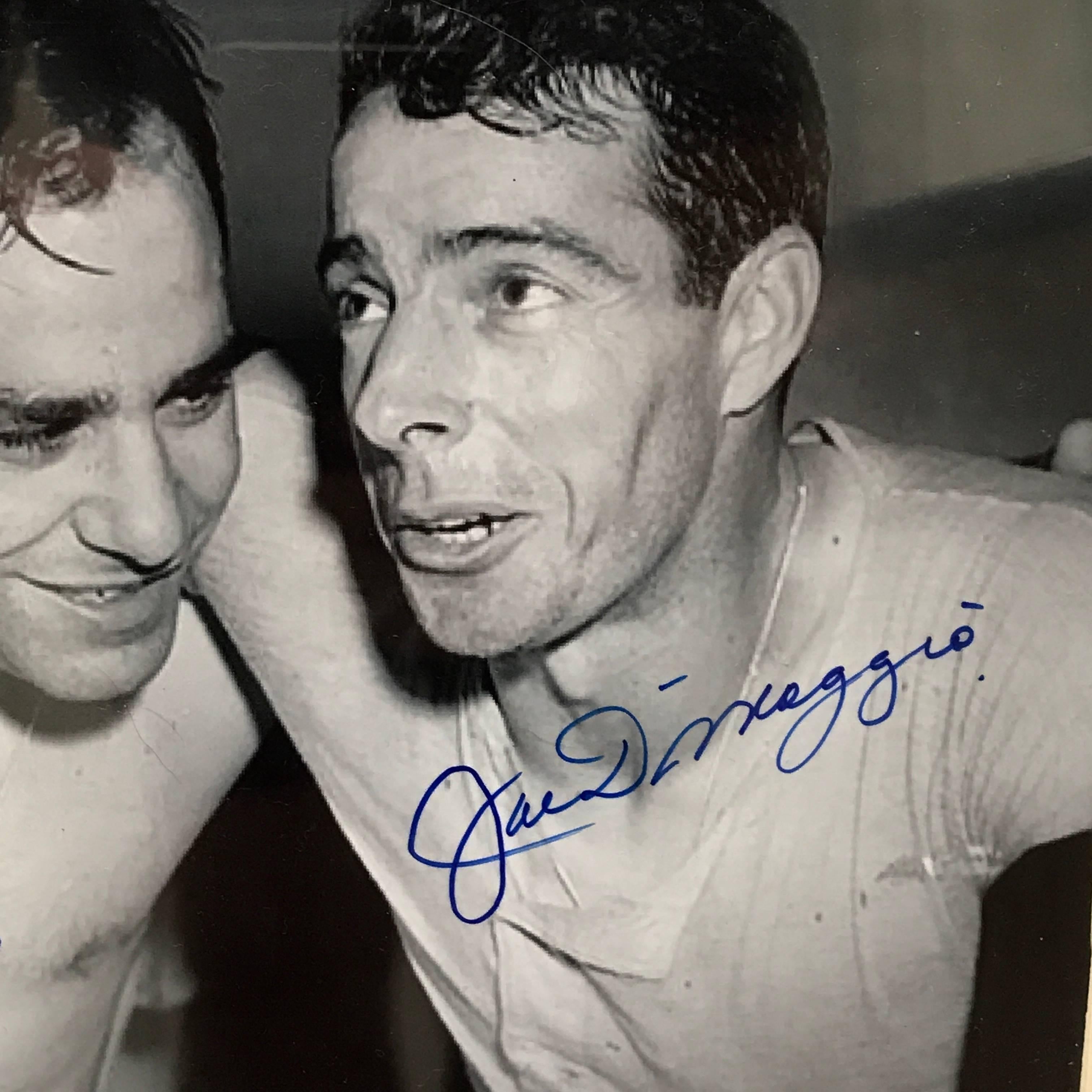 20th Century Autographed Photo of Yogi Berra & Joe DiMaggio