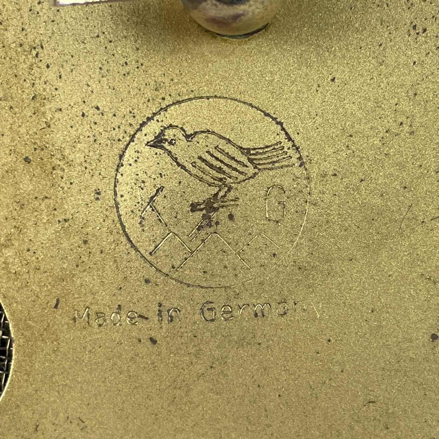 Automa Tedesco Gabbia Con Uccello Cantante e Animato des années 1920 Karl Griesbaum en vente 2