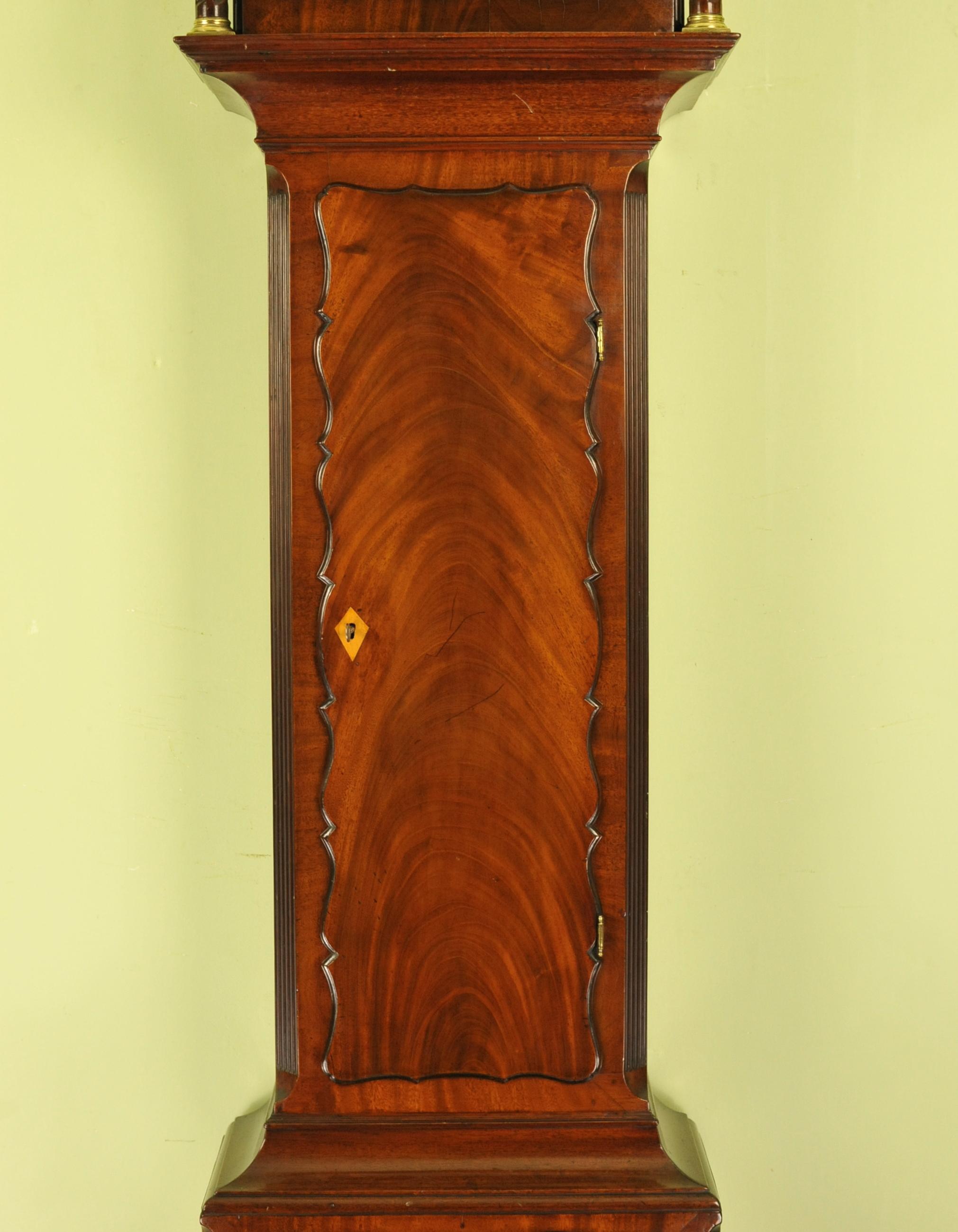 George III Automation Longcase Grandfather Clock-Pitt of Frome For Sale