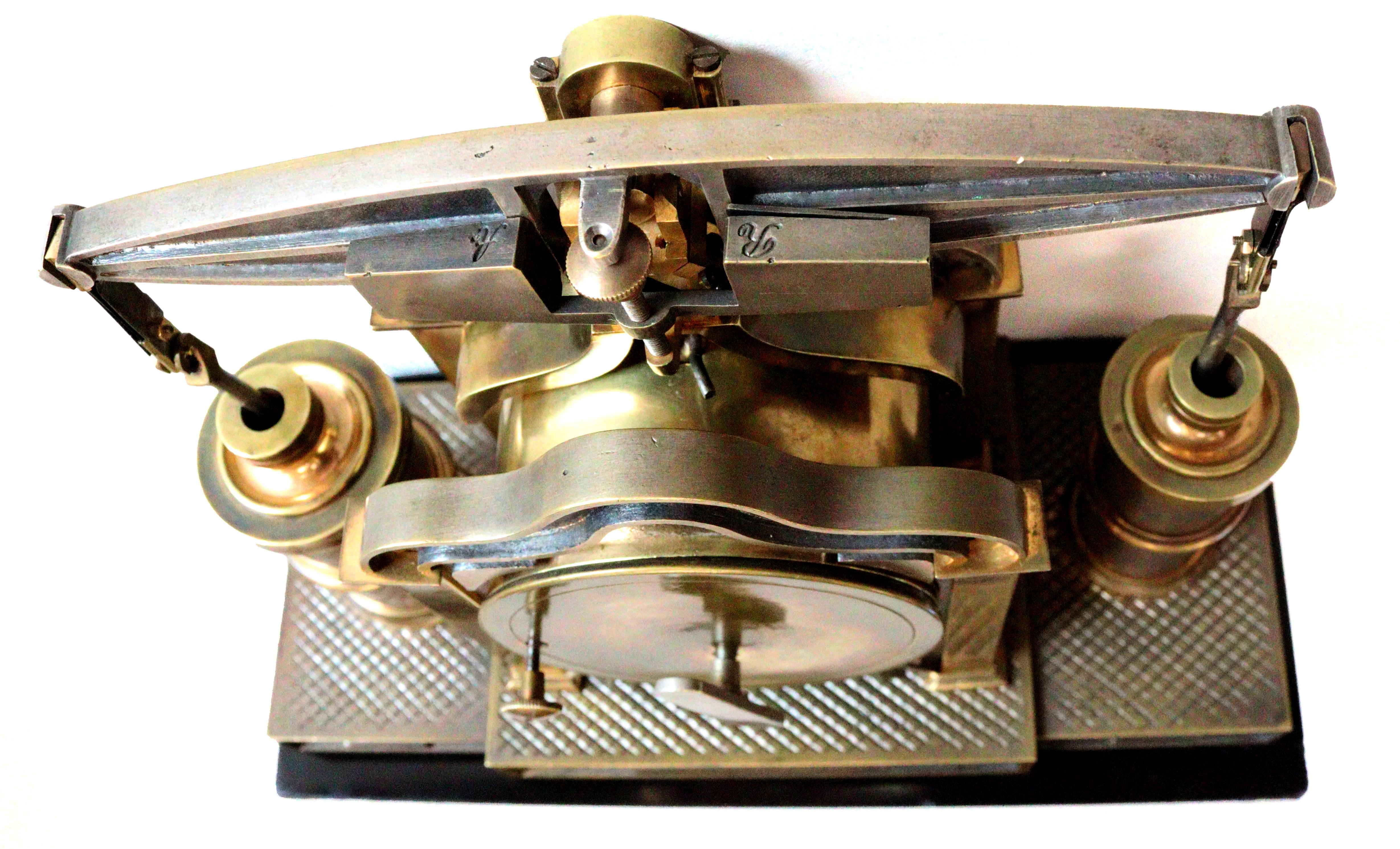 Automaton Beam Engine Clock von Andre Guilmet im Angebot 4