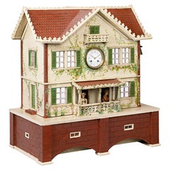 Antique Automaton Clock And Music Box House