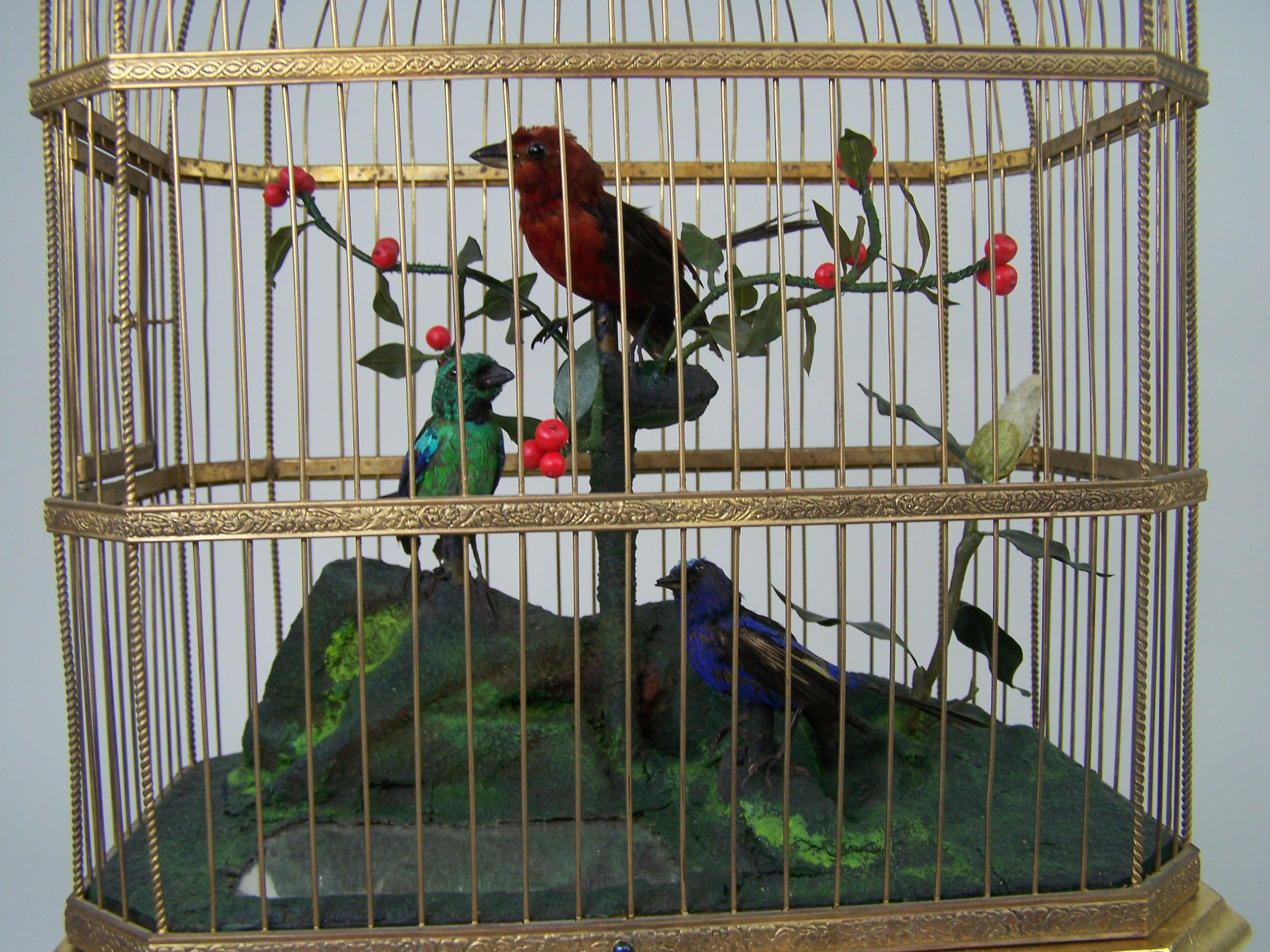 Singing Bird Cage by Bontems  For Sale 3