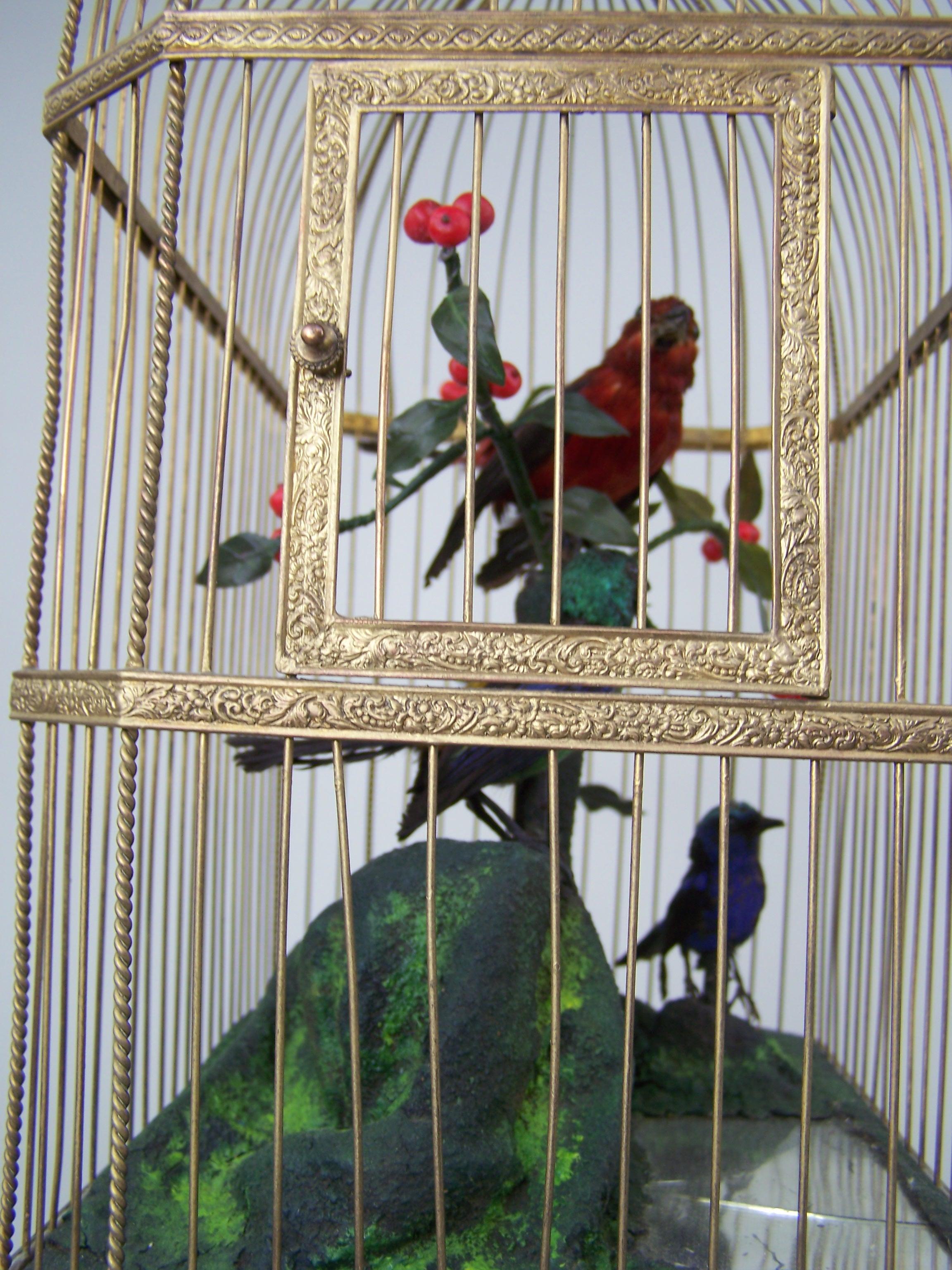 Singing Bird Cage by Bontems  For Sale 8