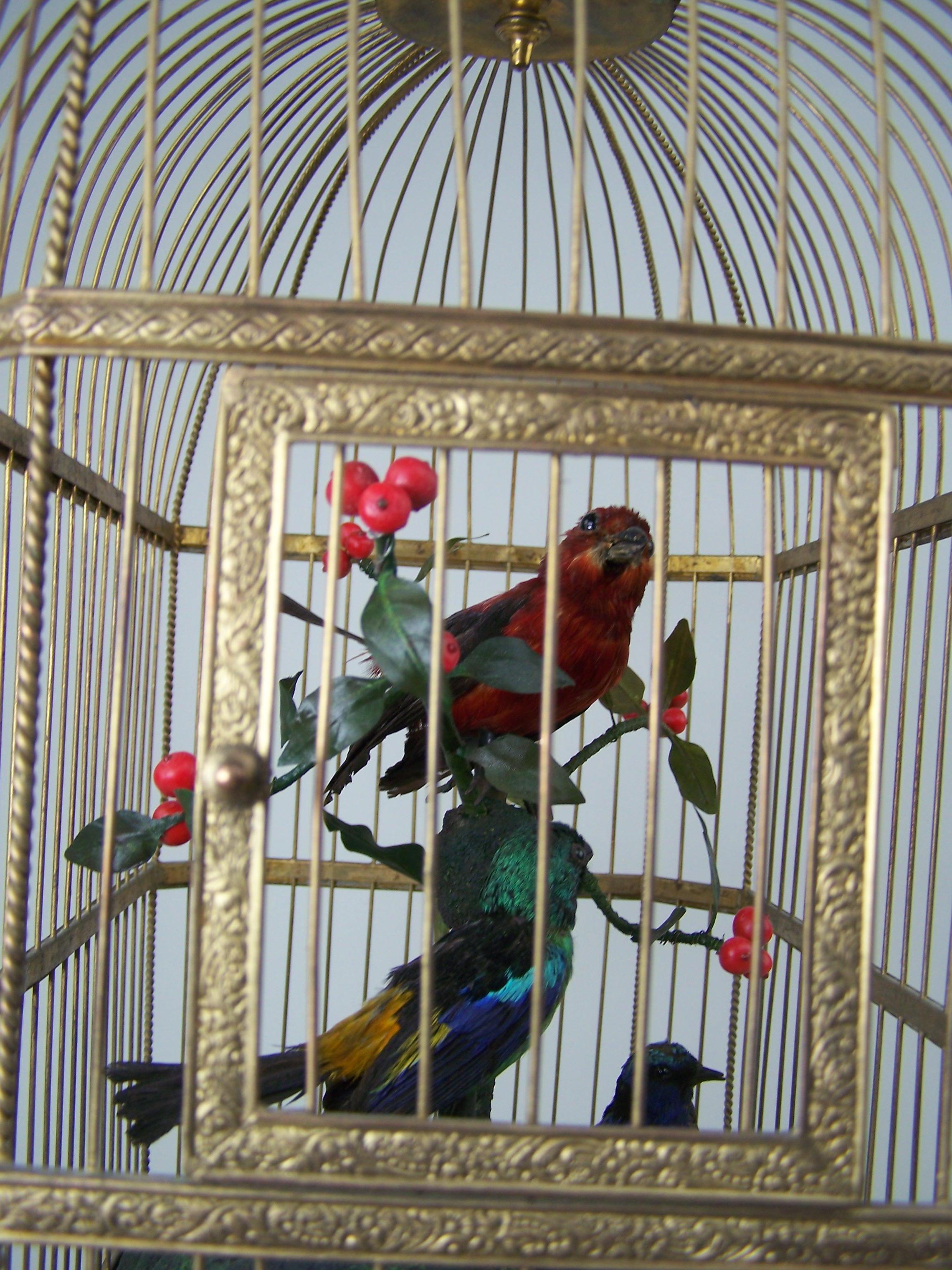Singing Bird Cage by Bontems  For Sale 9