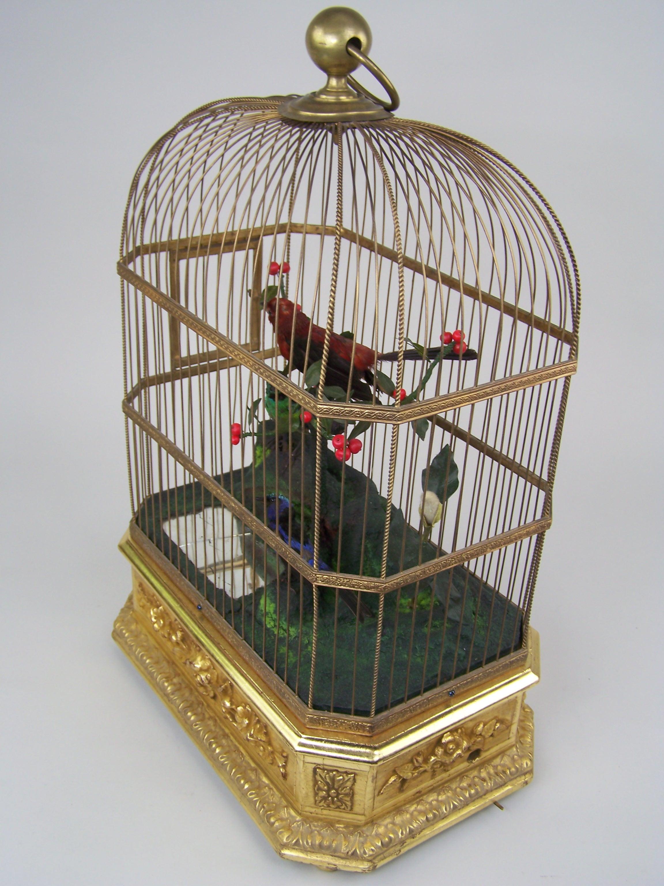 Singing Bird Cage by Bontems  For Sale 10