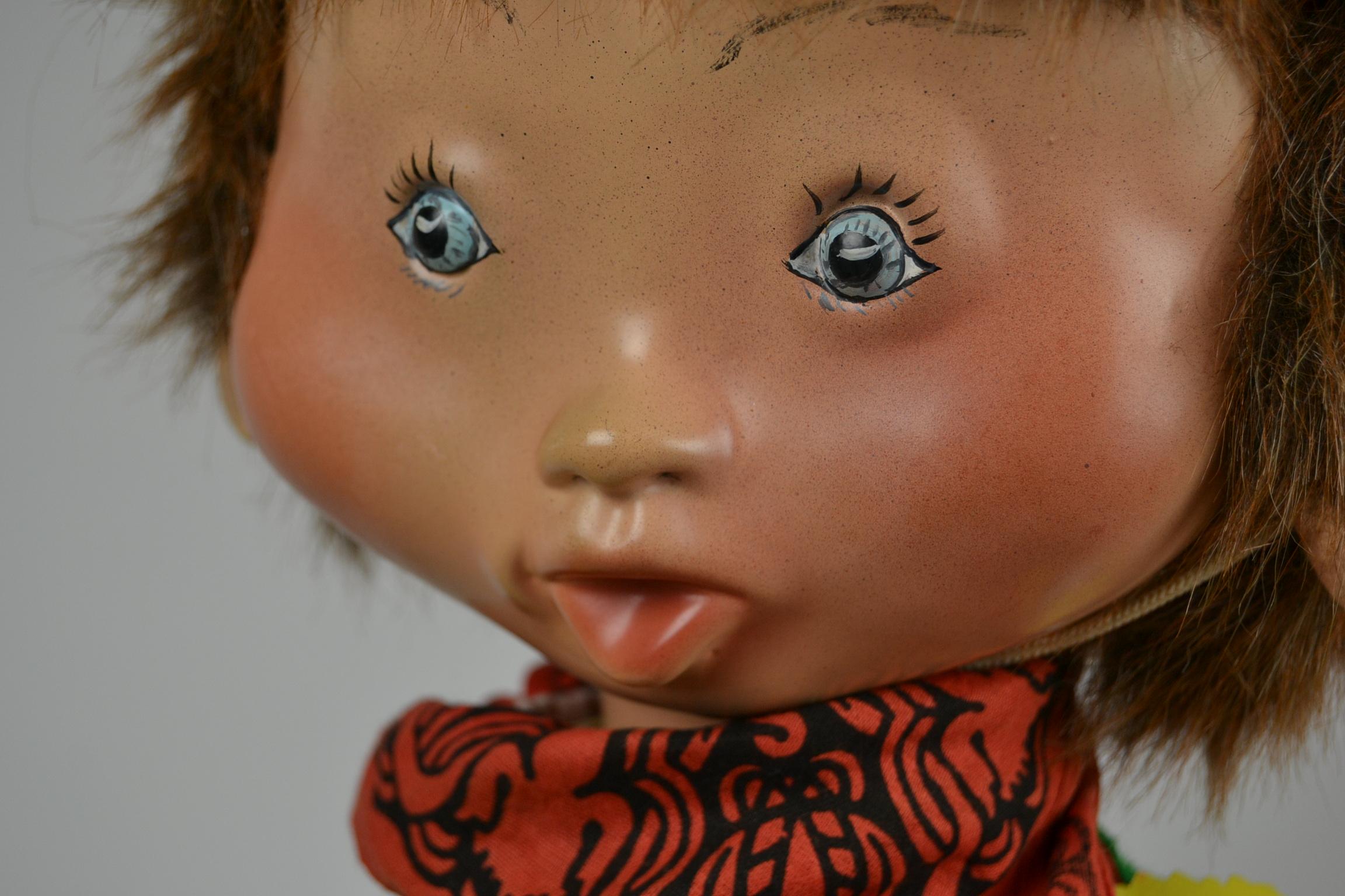 Automaton Texas Cowboy Doll Playing Drum, 1960s 4