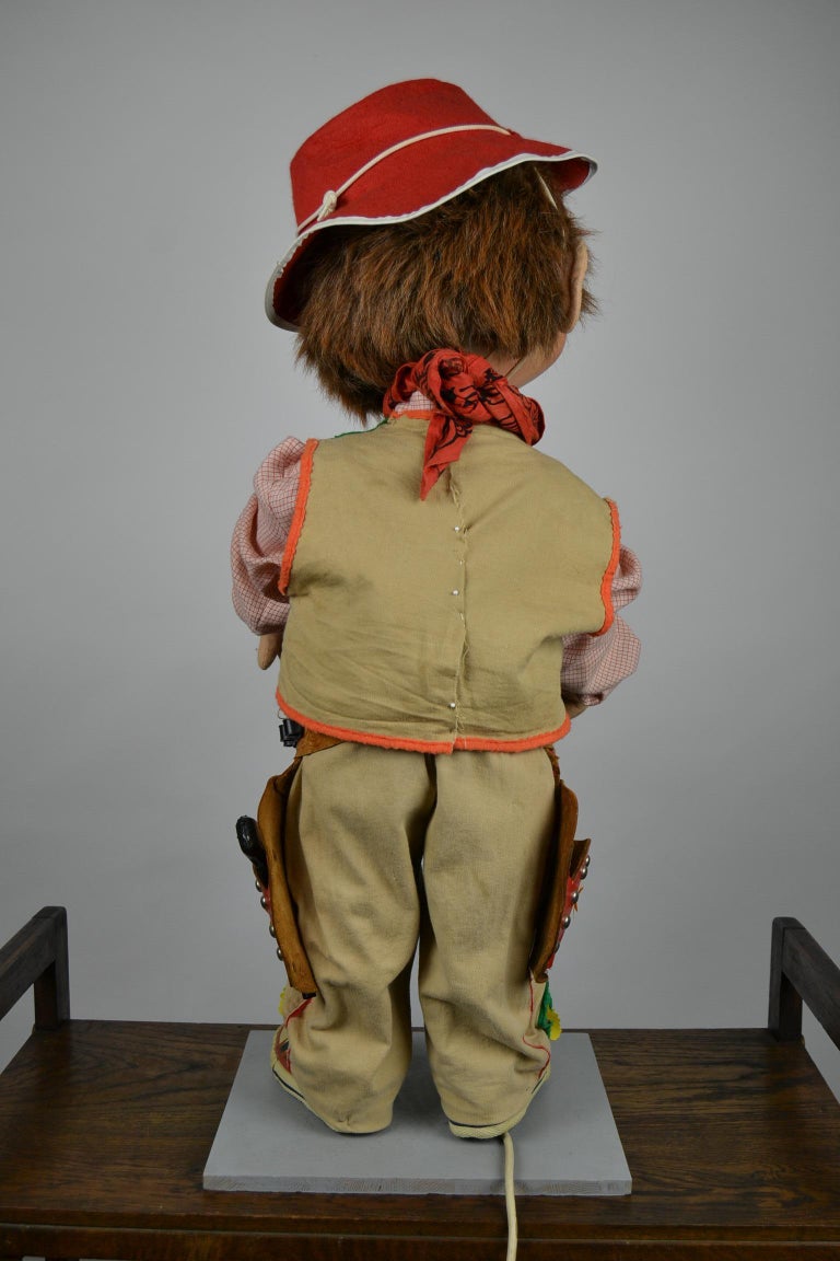 Automaton Texas Cowboy Doll Playing Drum, 1960s at 1stDibs cowboy