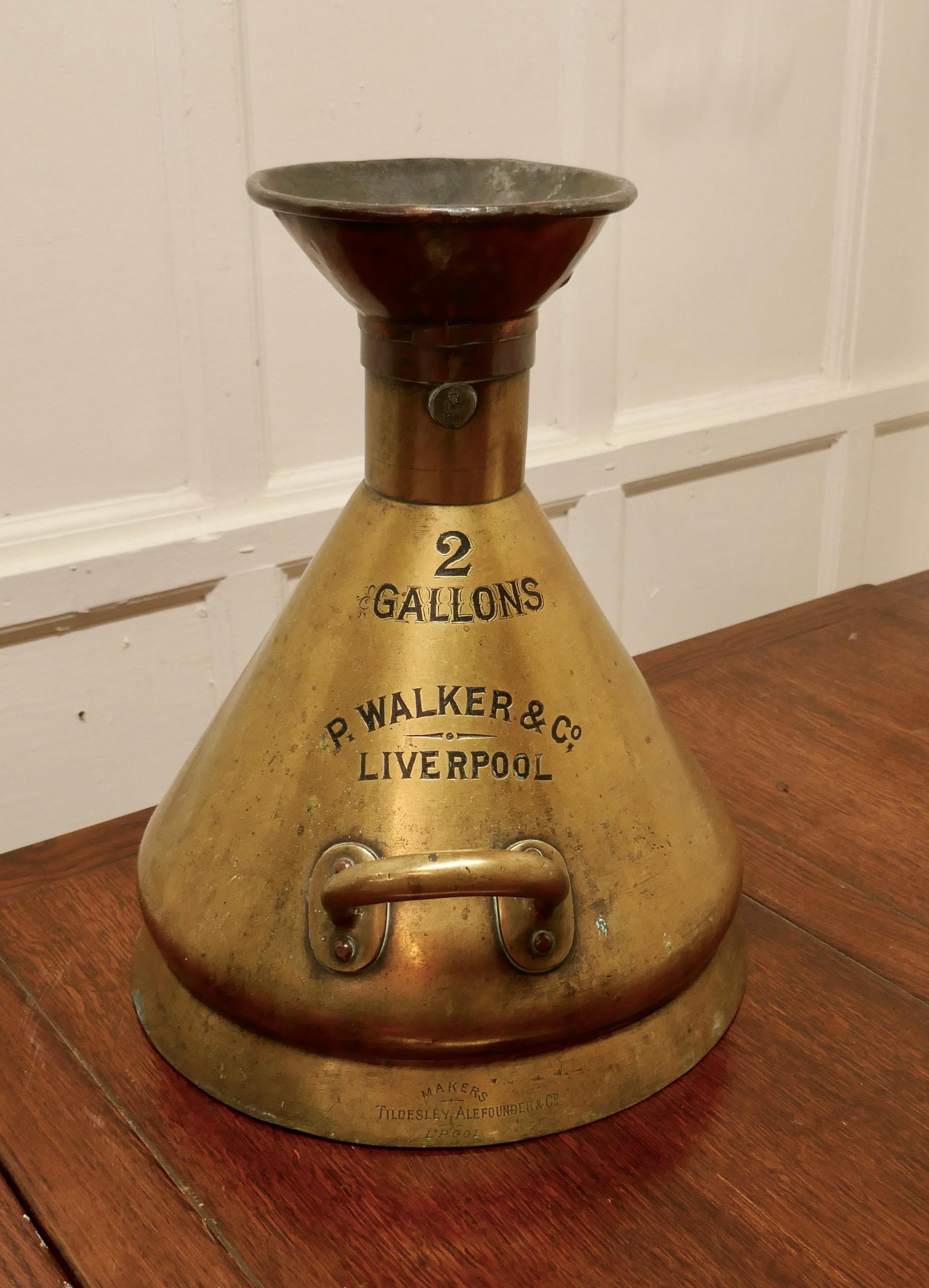 Art Deco Automobile Petrol Measure, R Walker & Co., Liverpool    For Sale