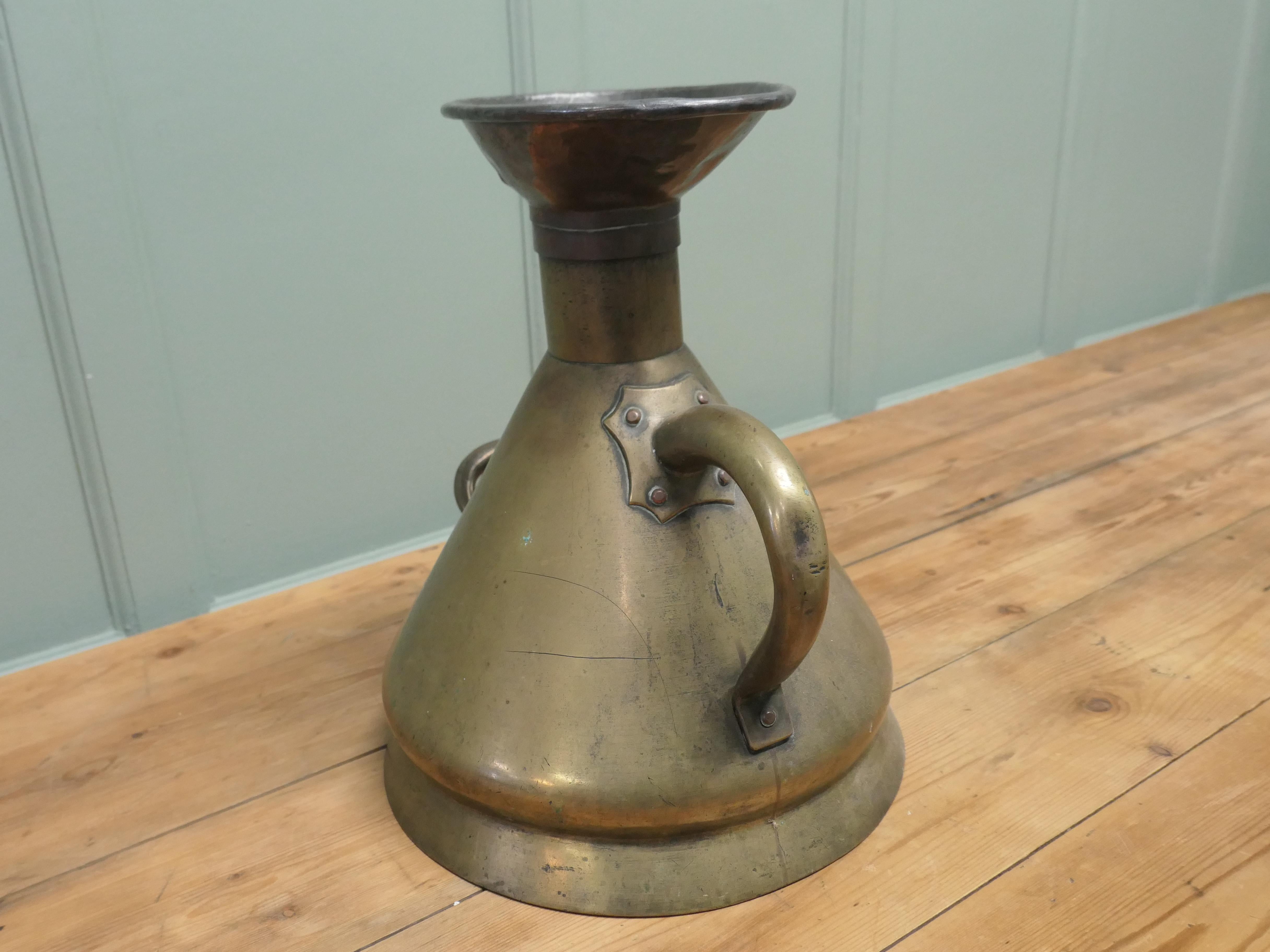 Brass Automobile Petrol Measure, R Walker & Co., Liverpool For Sale