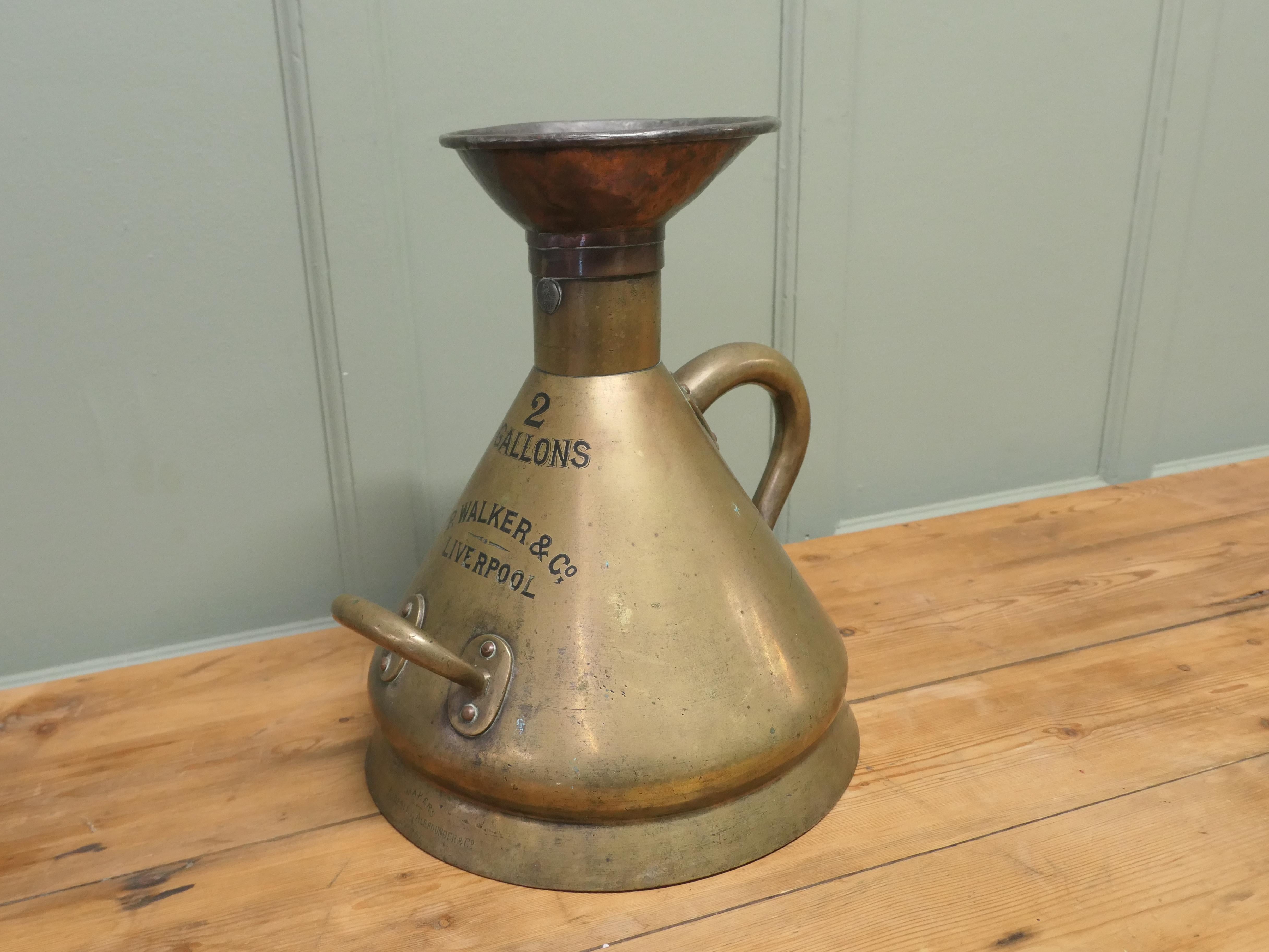 Automobile Petrol Measure, R Walker & Co., Liverpool For Sale 1