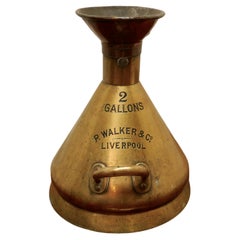 Antique Automobile Petrol Measure, R Walker & Co., Liverpool   