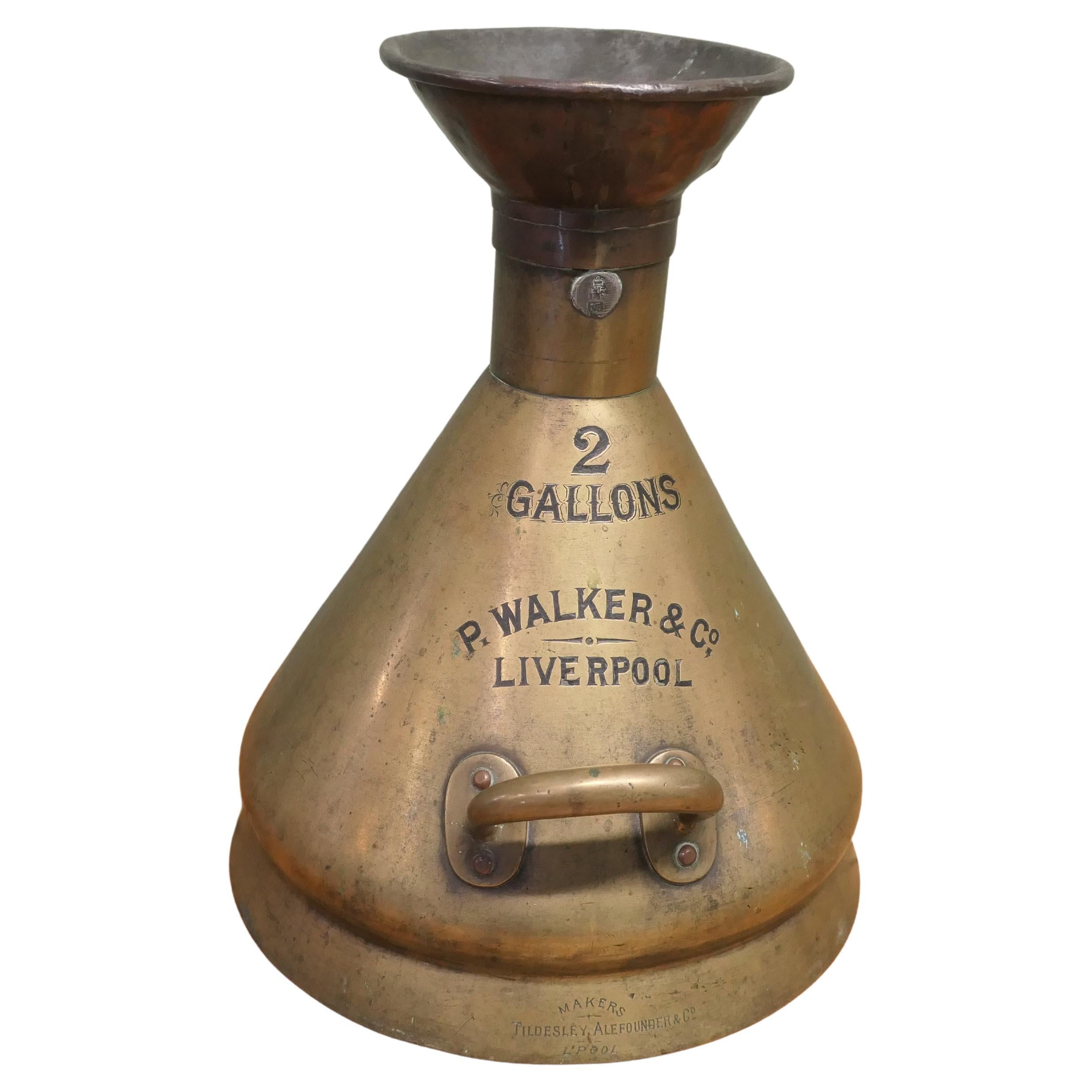 Automobile Petrol Measure, R Walker 
Co., Liverpool For Sale
