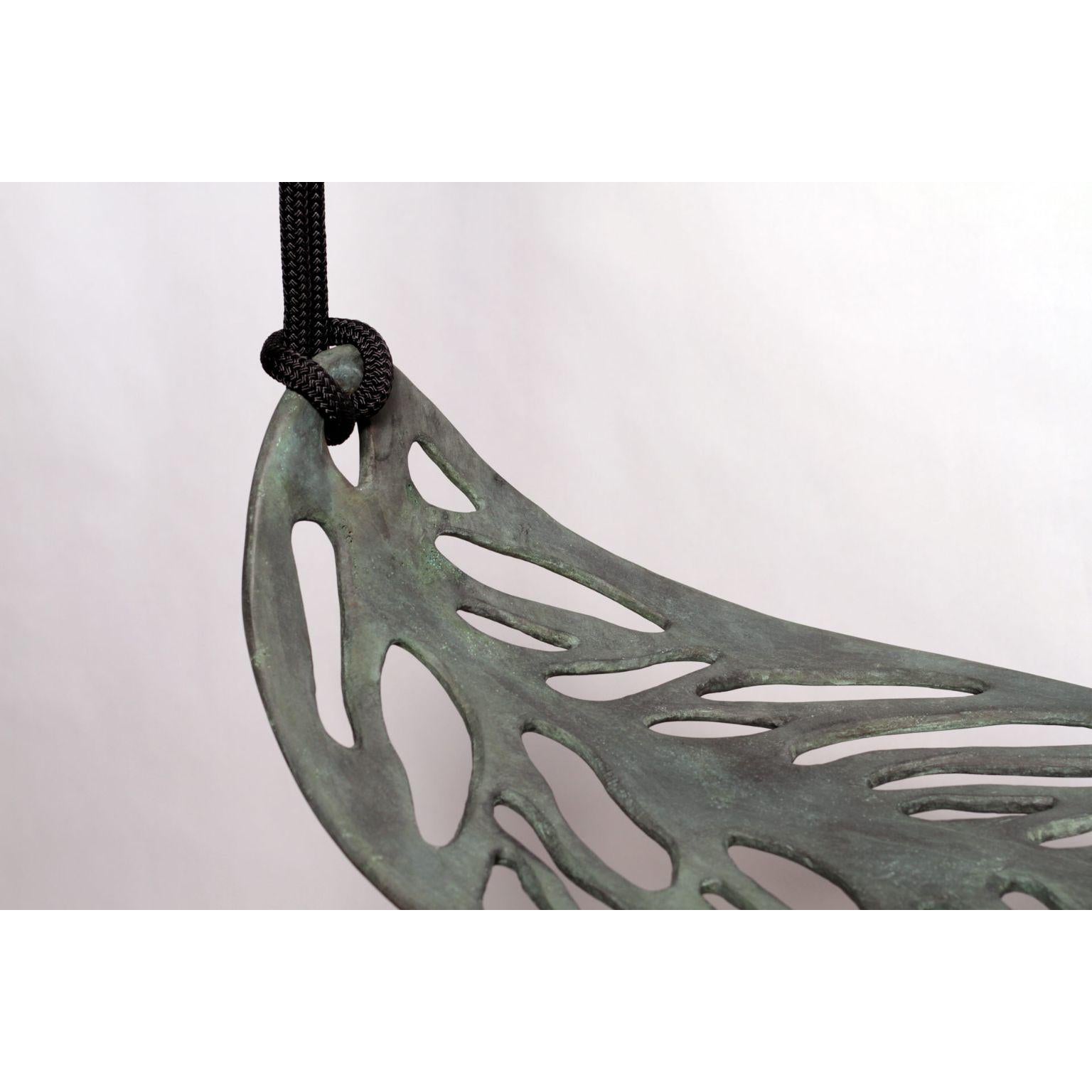 Contemporary Autoumn Leaf Swing by Veronica Mar For Sale