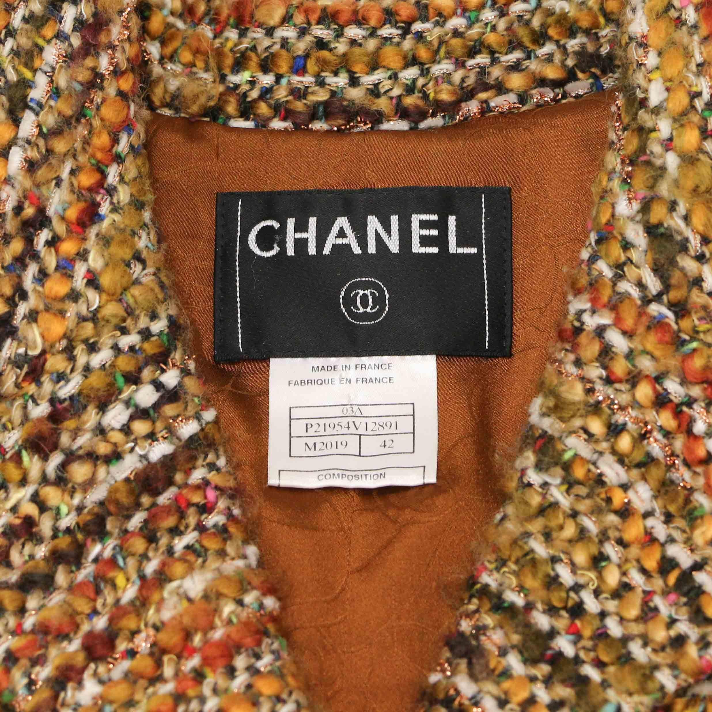 Women's Autumn 2003 Chanel tweed jacket For Sale