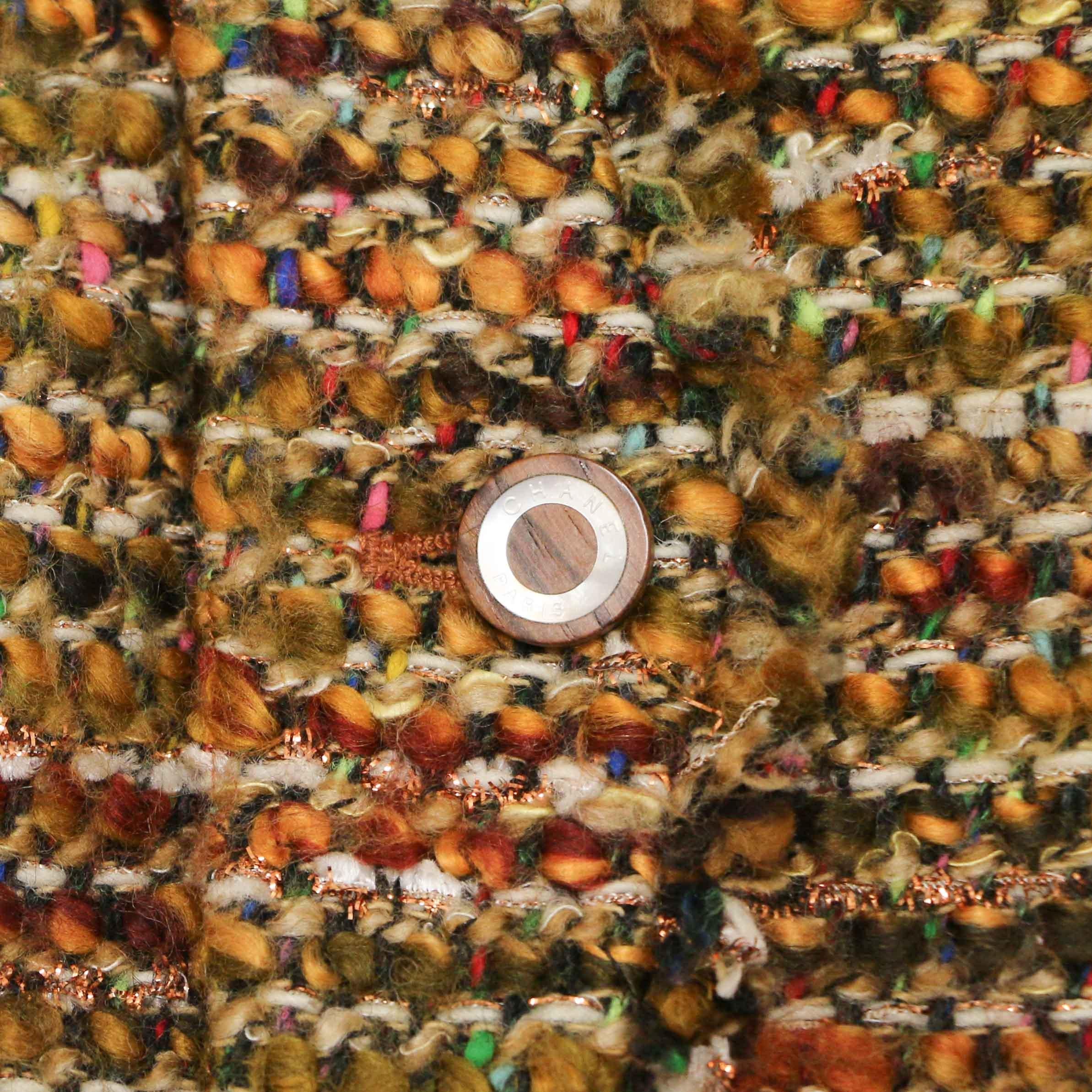Autumn 2003 Chanel tweed jacket For Sale 1