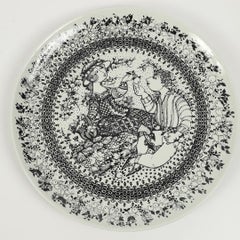 Autumn Bjorn Wiinblad Four Seasons Plate For Rosenthal Studio-Line